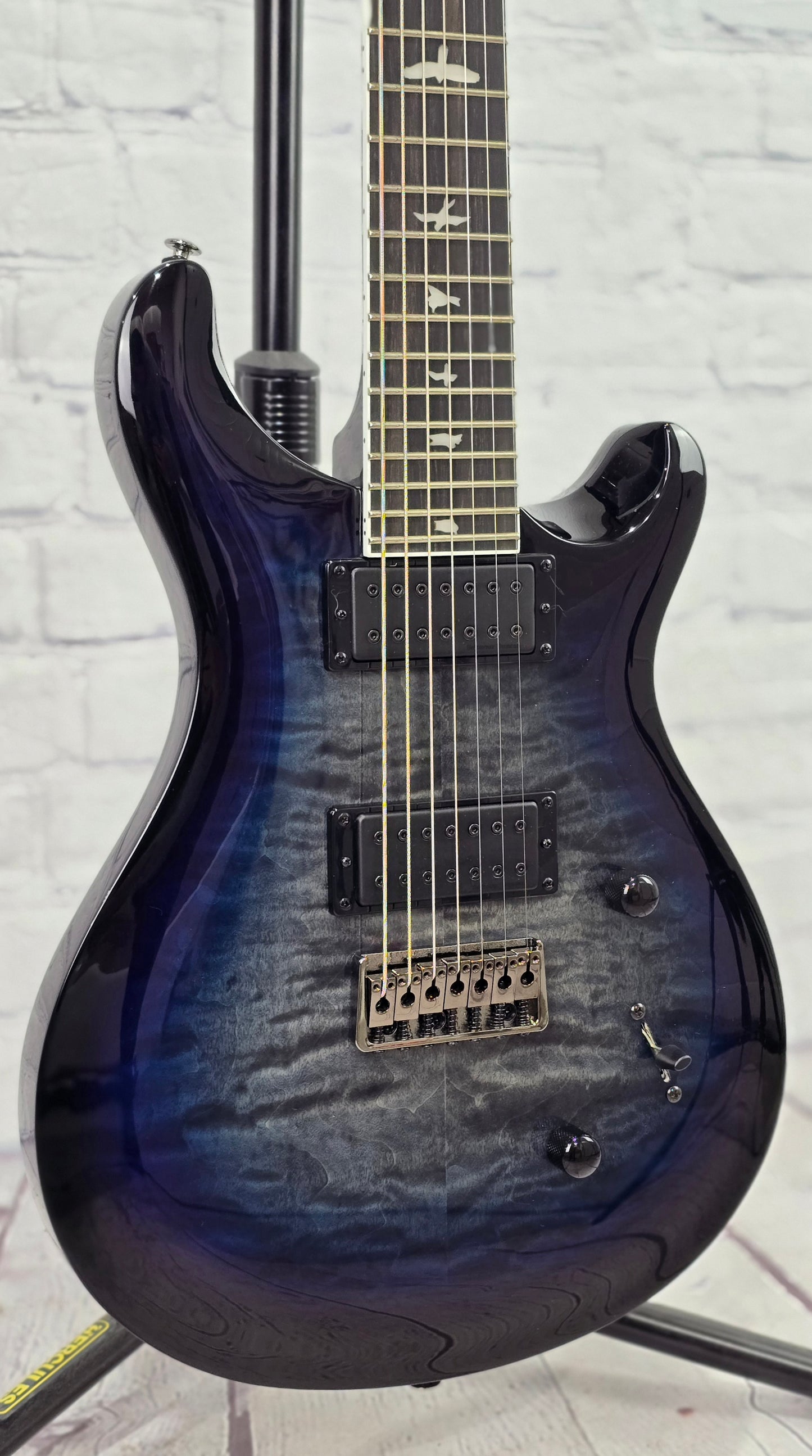 Paul Reed Smith PRS SE Mark Holcomb SVN 7 String Electric Guitar Holcomb Blue Burst