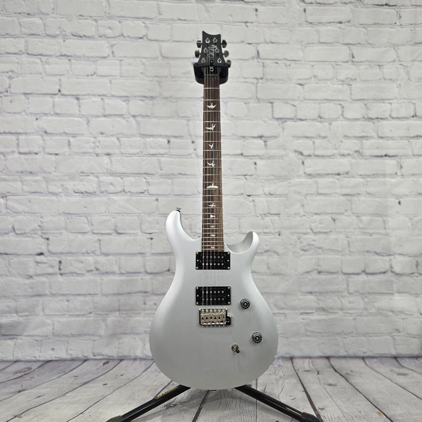 Paul Reed Smith PRS Guitars SE CE24 Satin 6 String Electric Guitar Metallic Silver