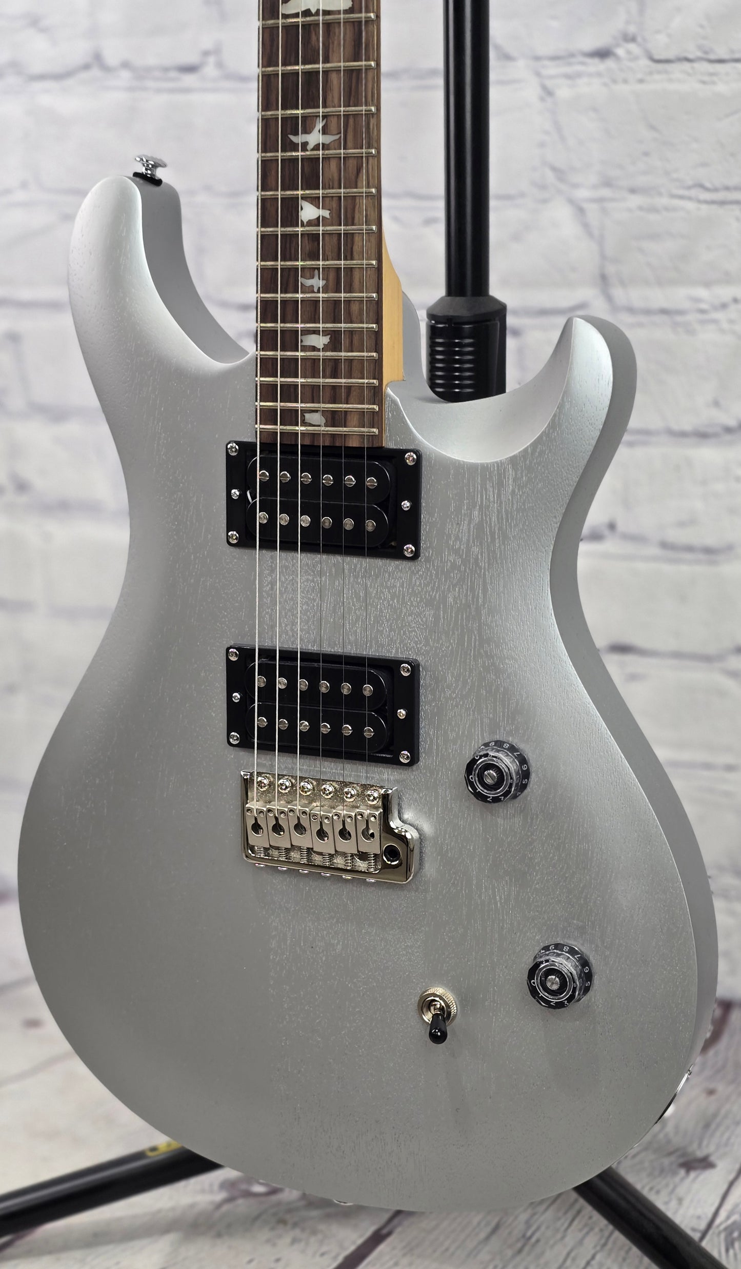 Paul Reed Smith PRS Guitars SE CE24 Satin 6 String Electric Guitar Metallic Silver
