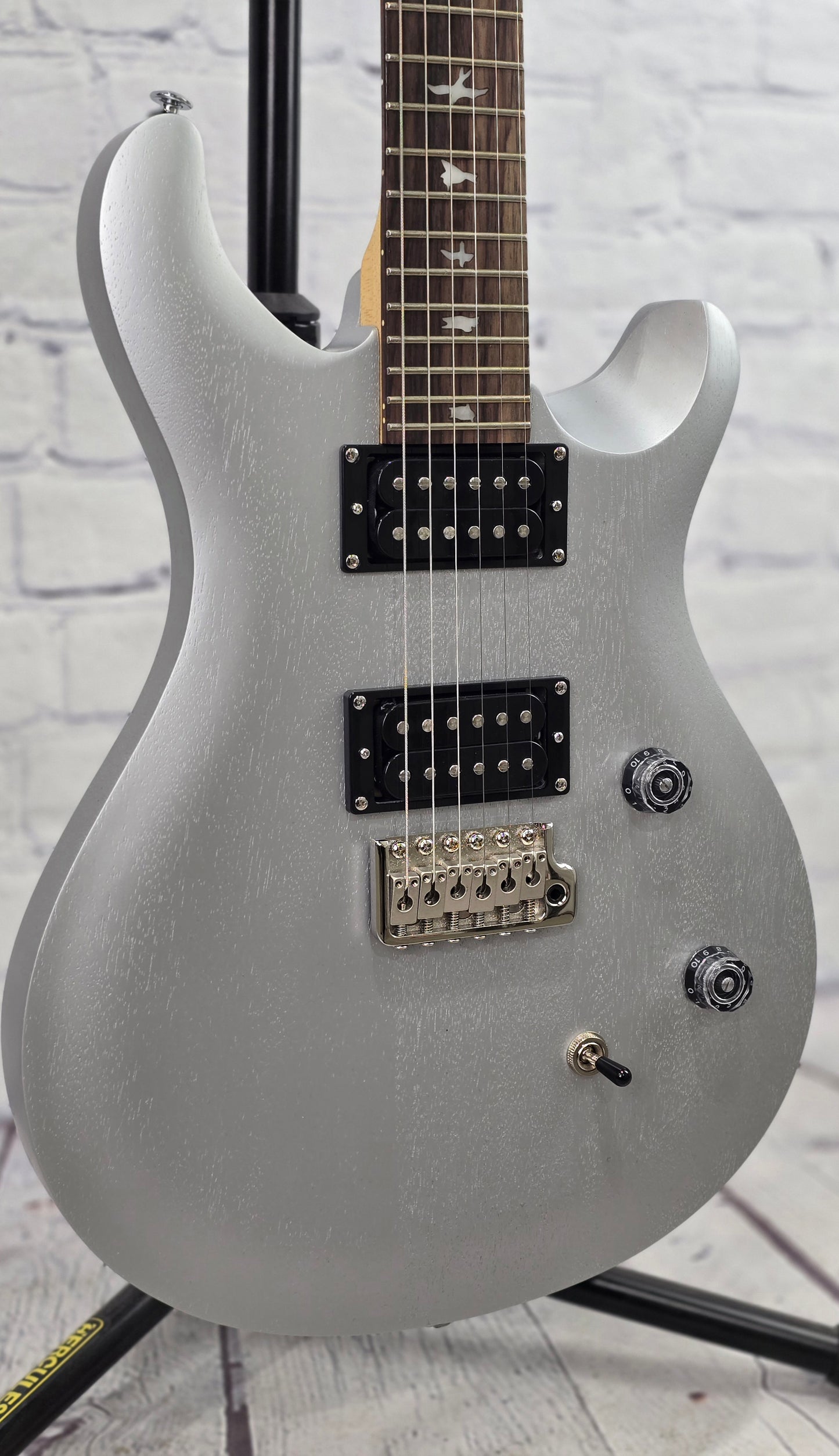 Paul Reed Smith PRS Guitars SE CE24 Satin 6 String Electric Guitar Metallic Silver