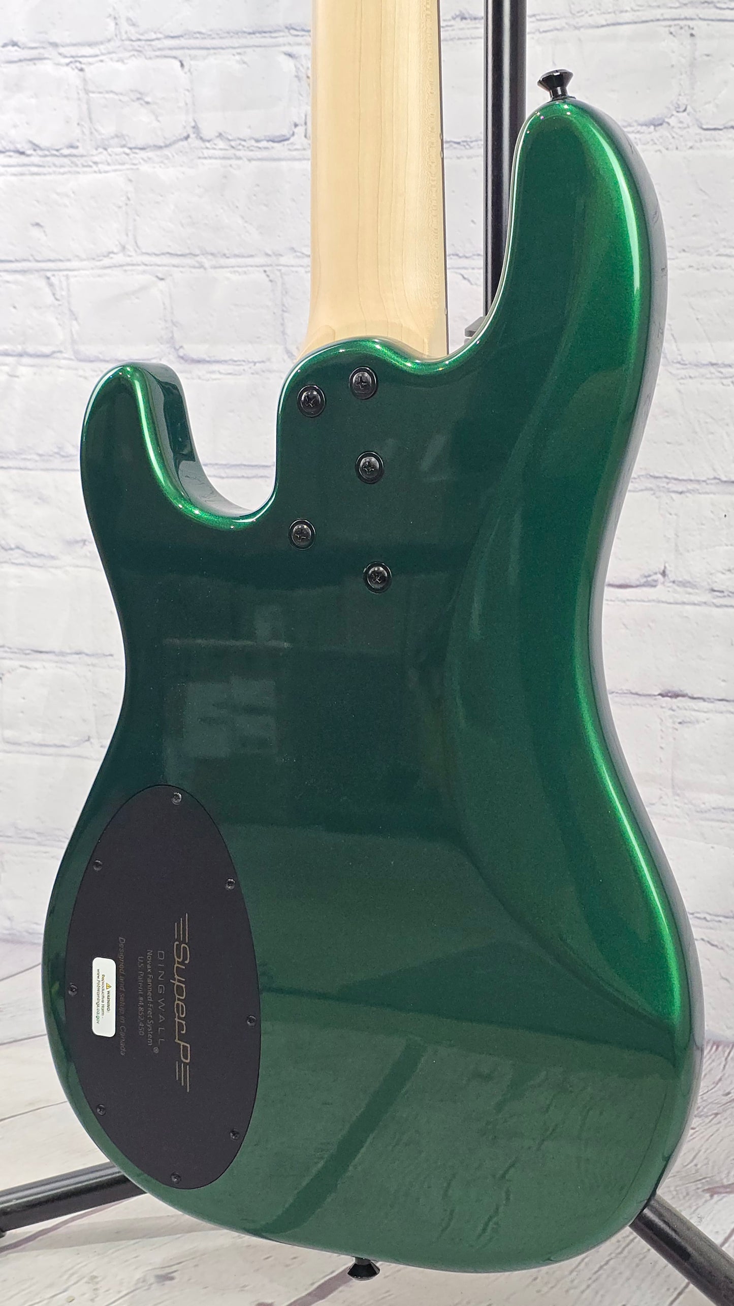 Dingwall SP-1 5 String Bass Dark Candy Green