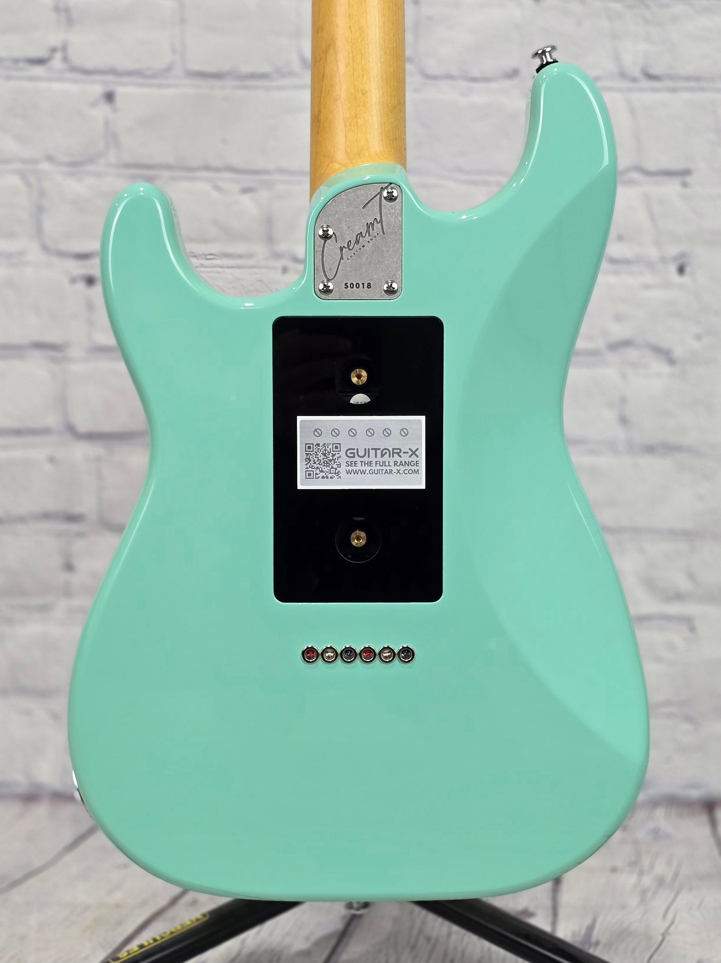Cream T Guitars Polaris Standard Electric Guitar GUITAR-X Pickup Swapping Seafoam Green