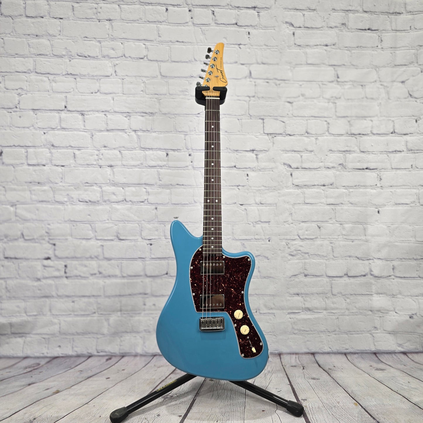 Cream T Guitars Crossfire Standard Electric Guitar GUITAR-X Pickup Swapping Etna Blue