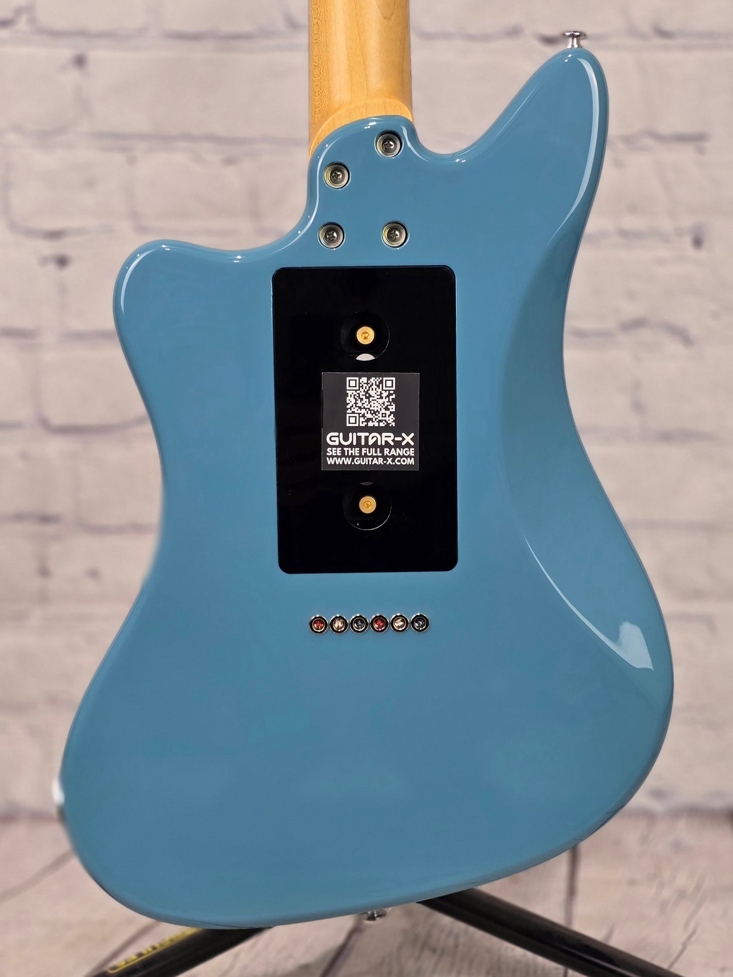Cream T Guitars Crossfire Standard Electric Guitar GUITAR-X Pickup Swapping Etna Blue