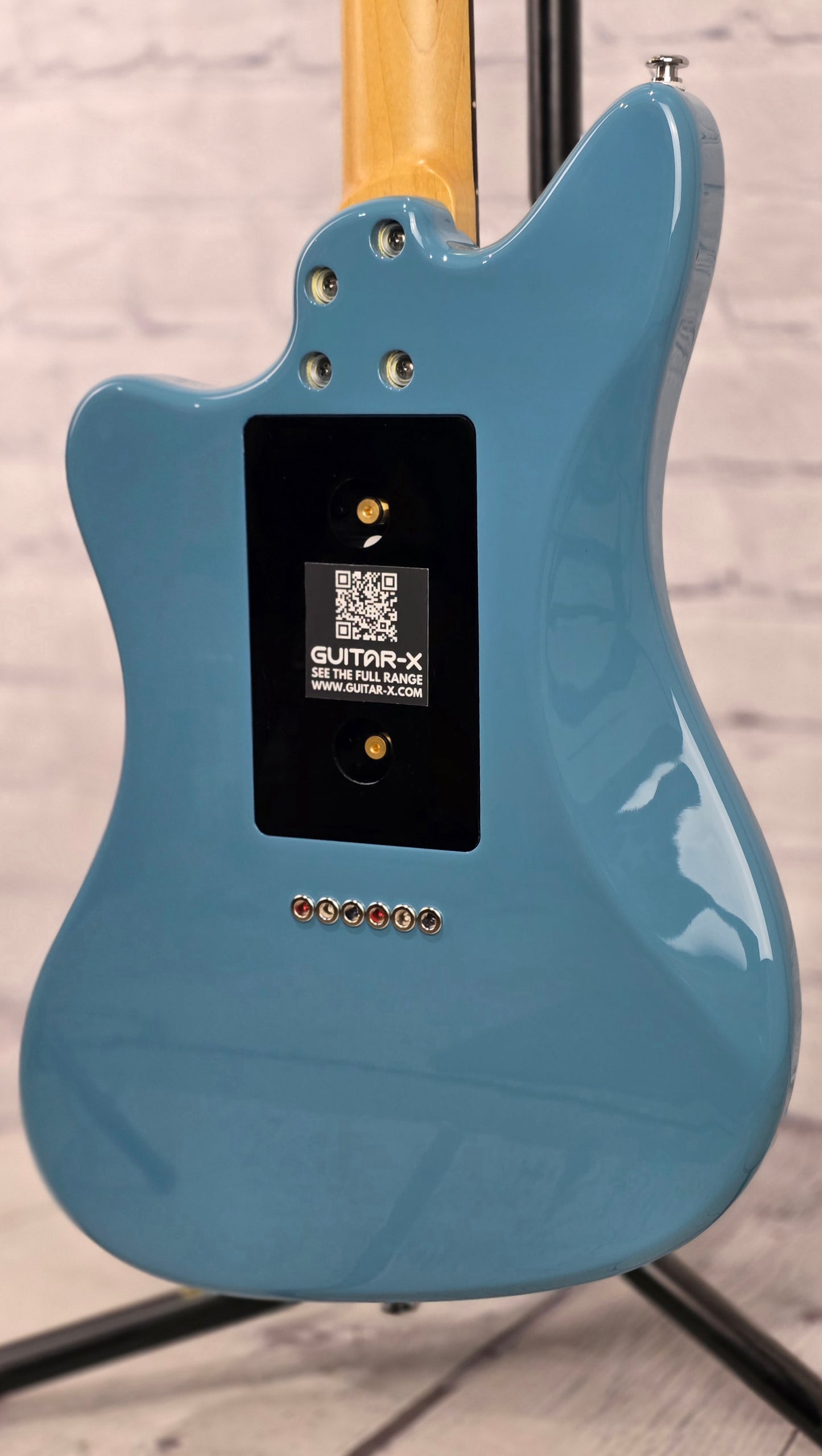Cream T Guitars Crossfire Standard Electric Guitar GUITAR-X Pickup Swapping Etna Blue