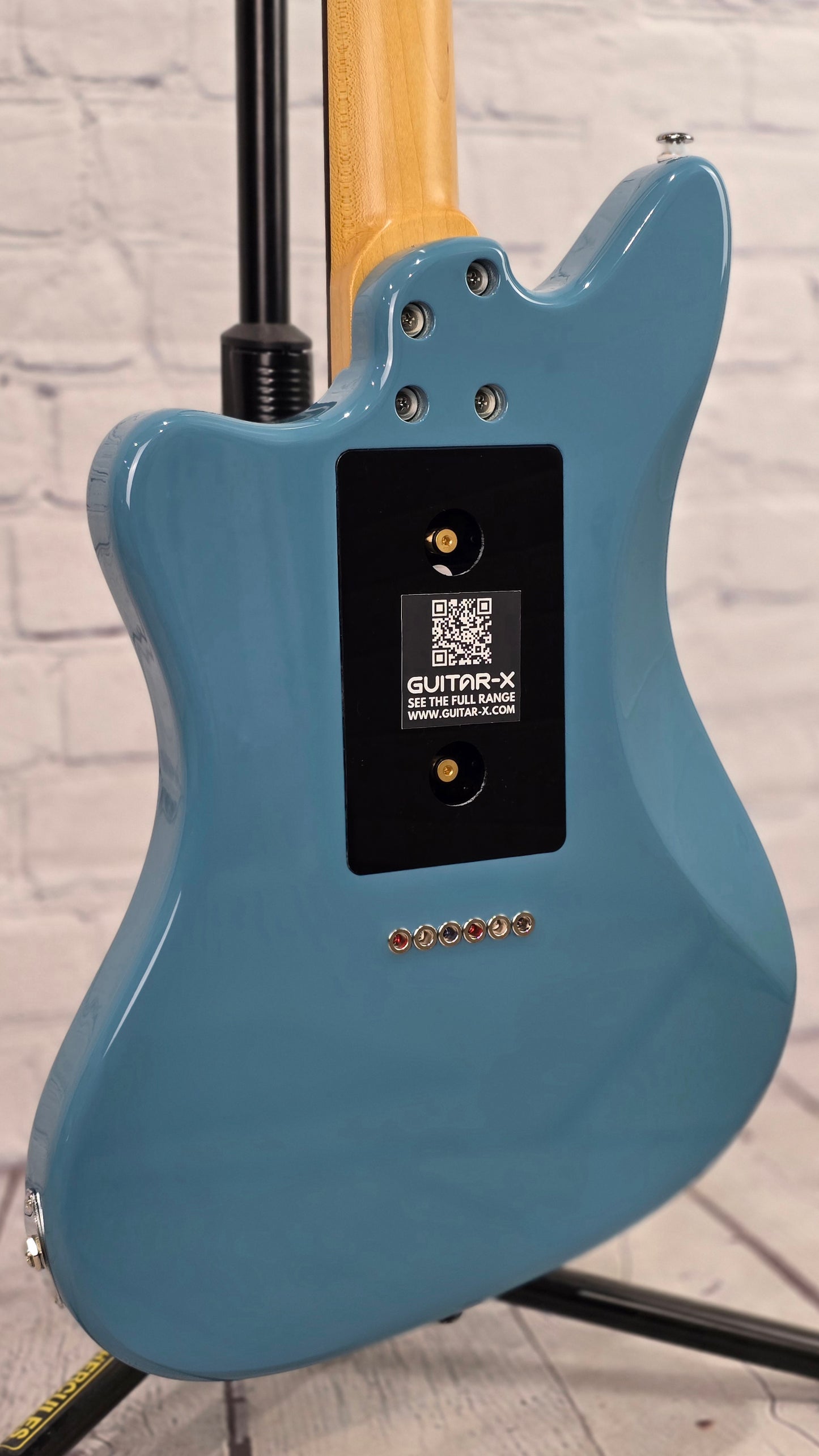 Cream T Guitars Crossfire Standard Electric Guitar GUITAR-X Pickup Swapping Etna Blue