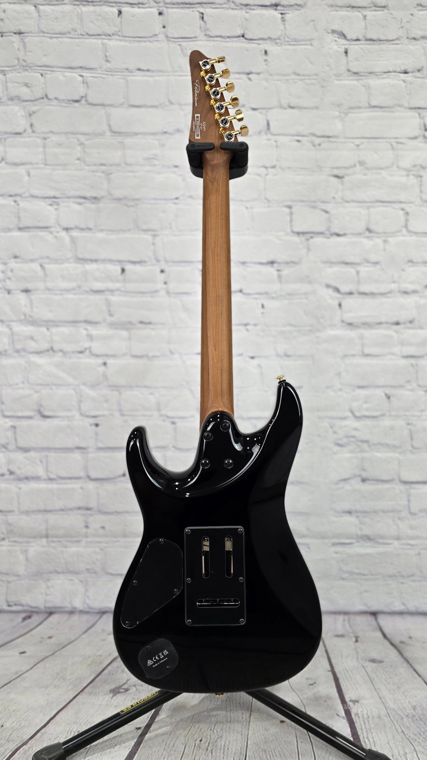 Ibanez Premium AZ26P1 BK HSS 6 String Electric Guitar Gloss Black