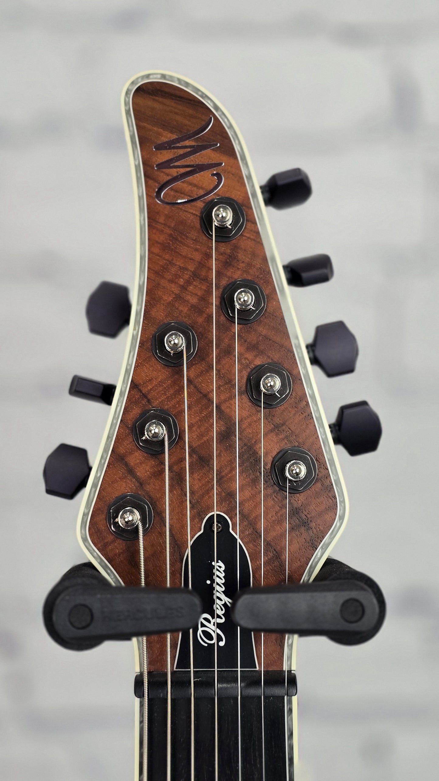 USED Mayones Regius 7 String Electric Guitar Claro Walnut Natural