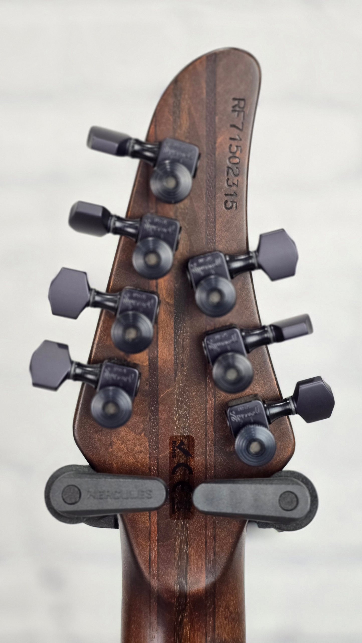 USED Mayones Regius 7 String Electric Guitar Claro Walnut Natural