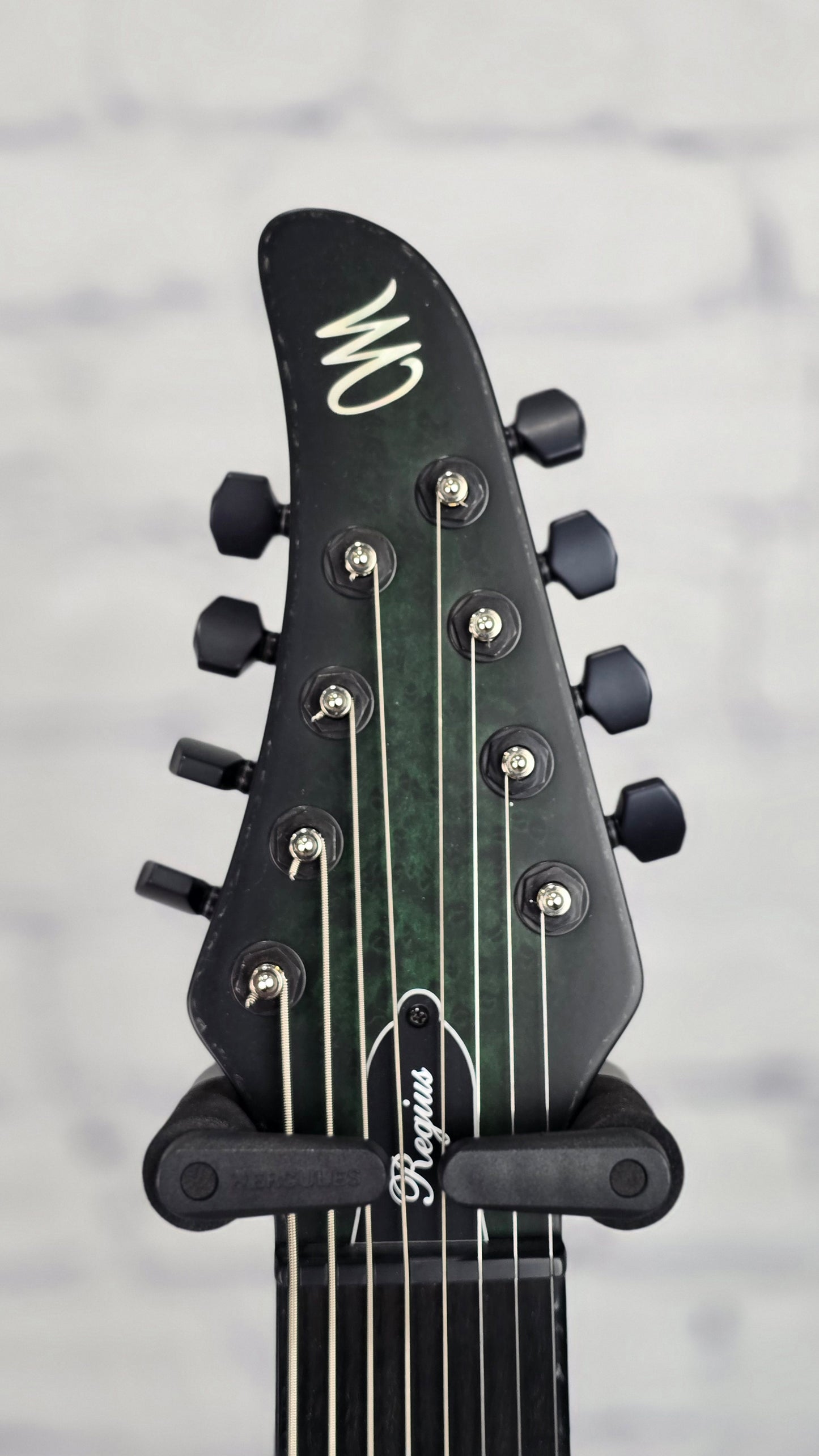 USED Mayones Regius PG8 8 String Baritone Electric Guitar Satin Emerald Green