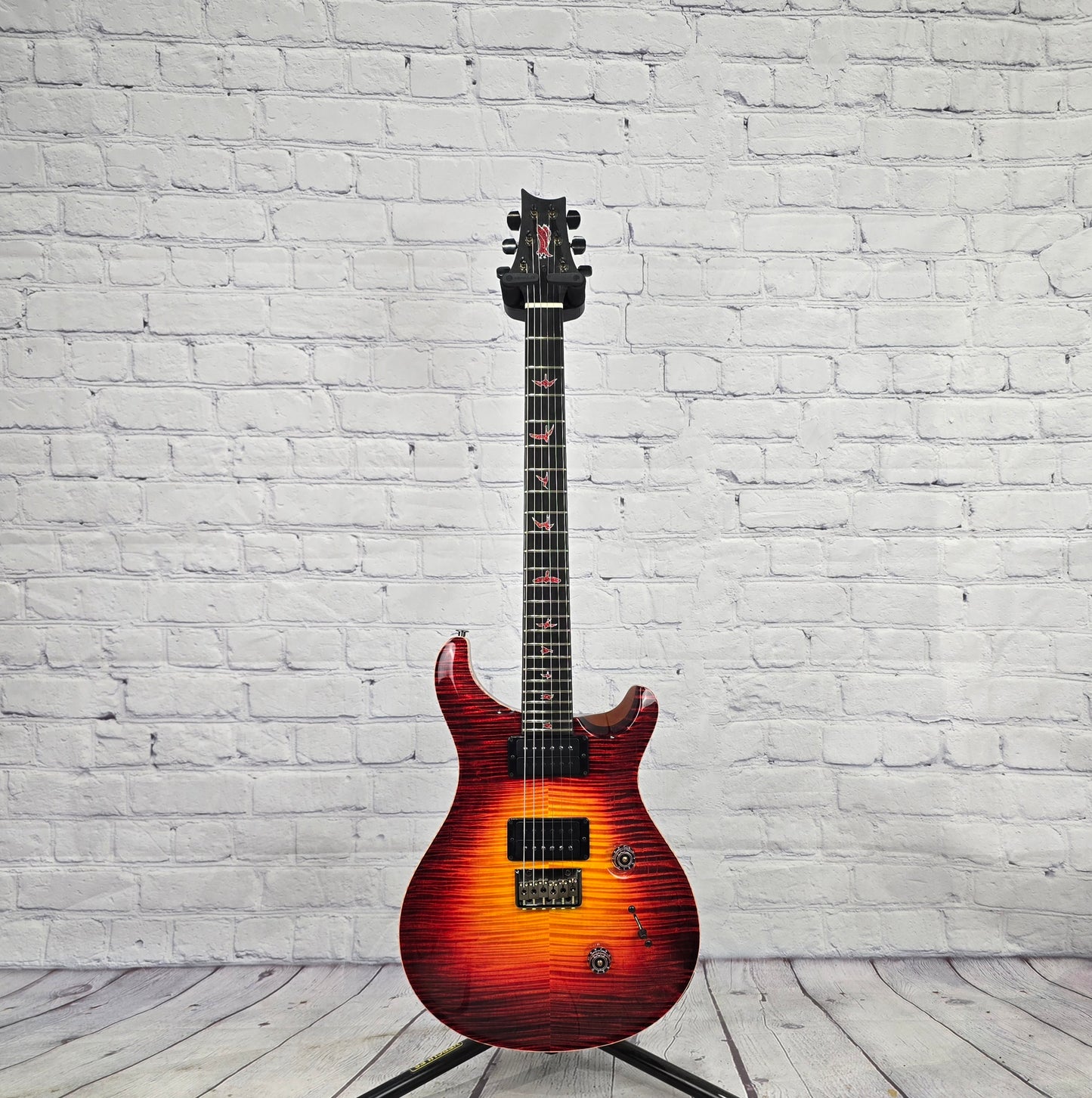 Paul Reed Smith PRS Guitars Private Stock #12054 Custom 24 Hardtail 6 String Electric Guitar Dragon's Breath Glow