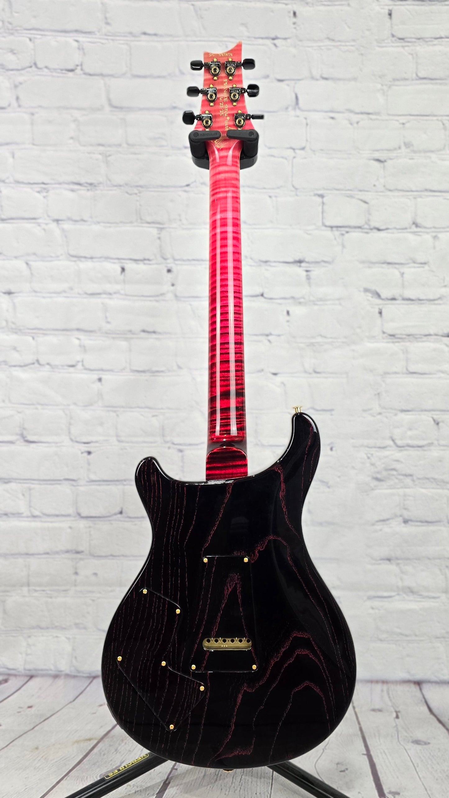 Paul Reed Smith PRS Guitars Private Stock #11409 Modern Eagle V 6 String Electric Guitar Blood Red Reverse Dragon's Breath