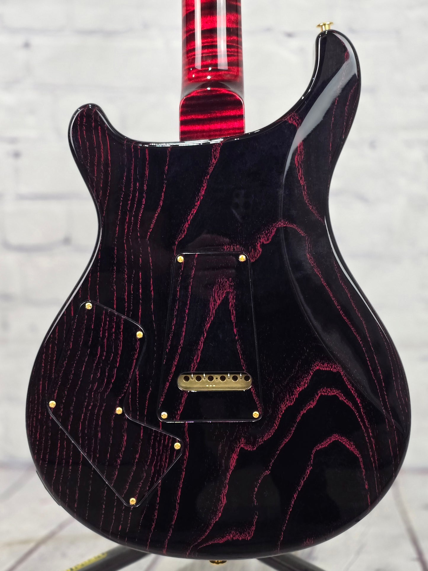Paul Reed Smith PRS Guitars Private Stock #11409 Modern Eagle V 6 String Electric Guitar Blood Red Reverse Dragon's Breath