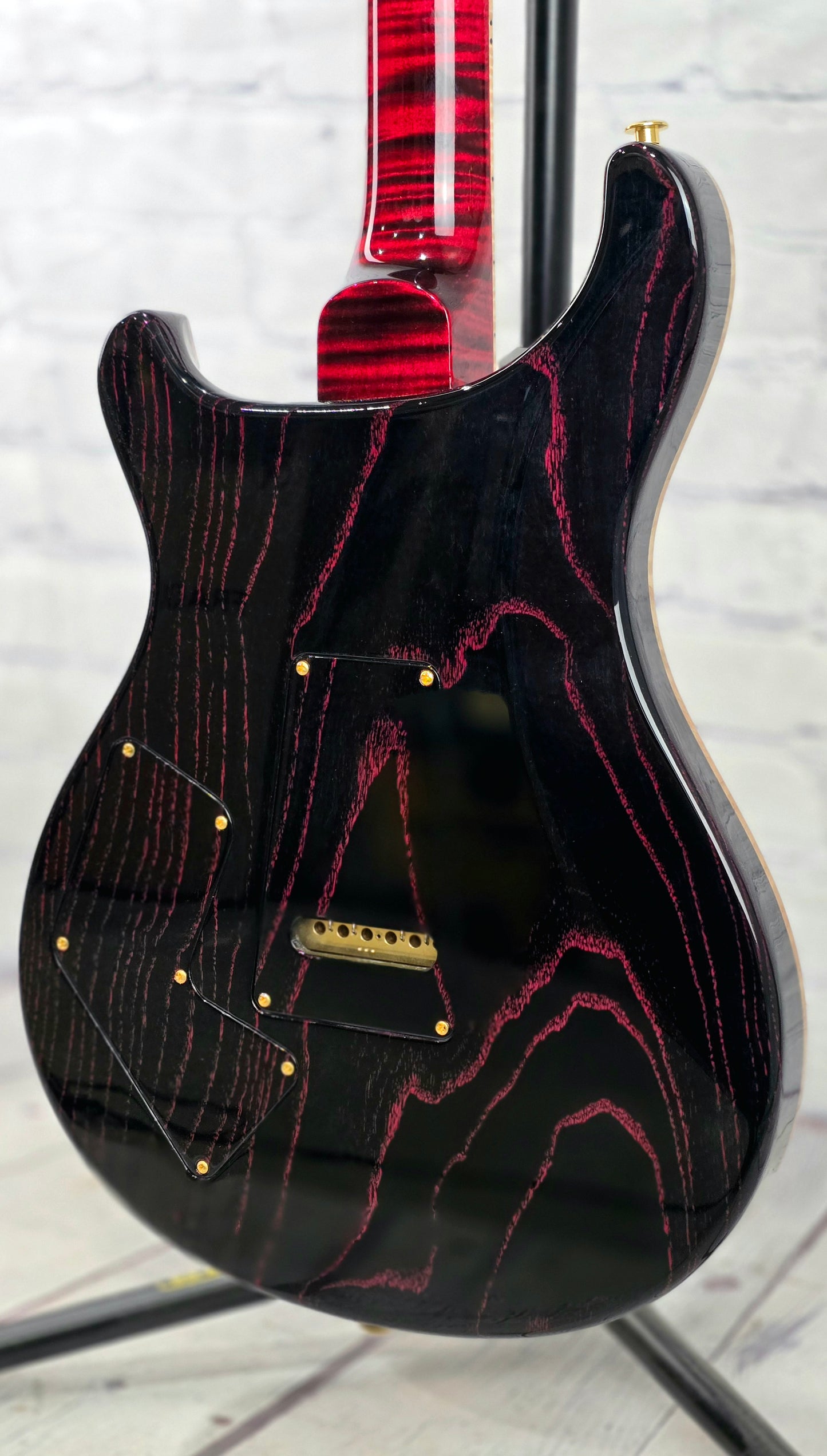 Paul Reed Smith PRS Guitars Private Stock #11409 Modern Eagle V 6 String Electric Guitar Blood Red Reverse Dragon's Breath