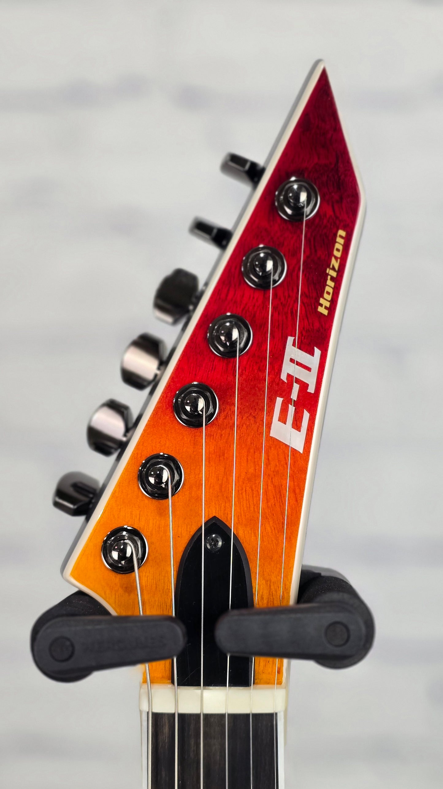 ESP E-II Horizon NT-II 6 String Electric Guitar Tiger Eye Amber Fade
