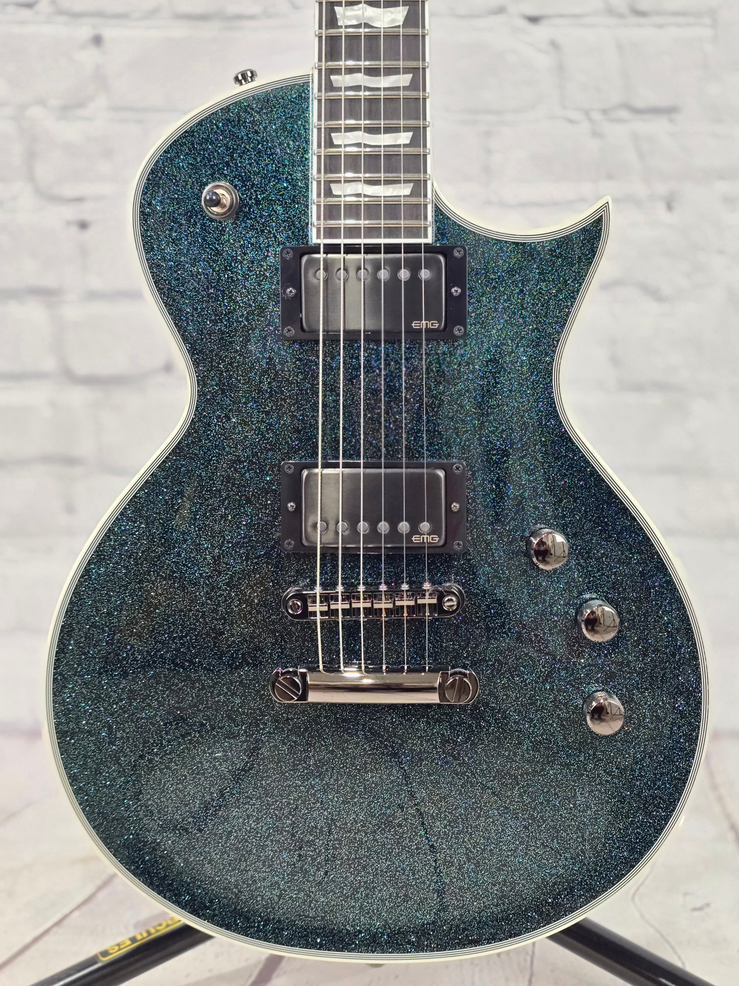 ESP E-II Eclipse DB 6 String Electric Guitar Granite Sparkle