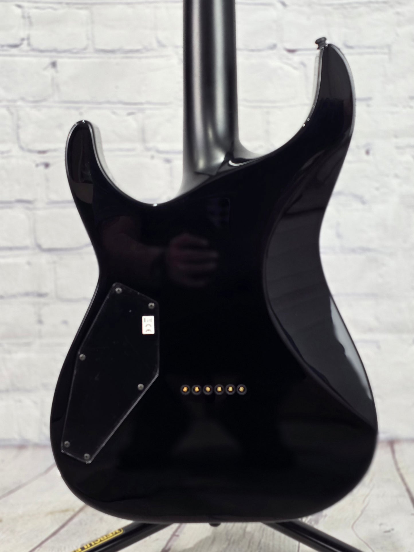 ESP E-II M-II Neck-Through 6 String Electric Guitar Black Natural Fade