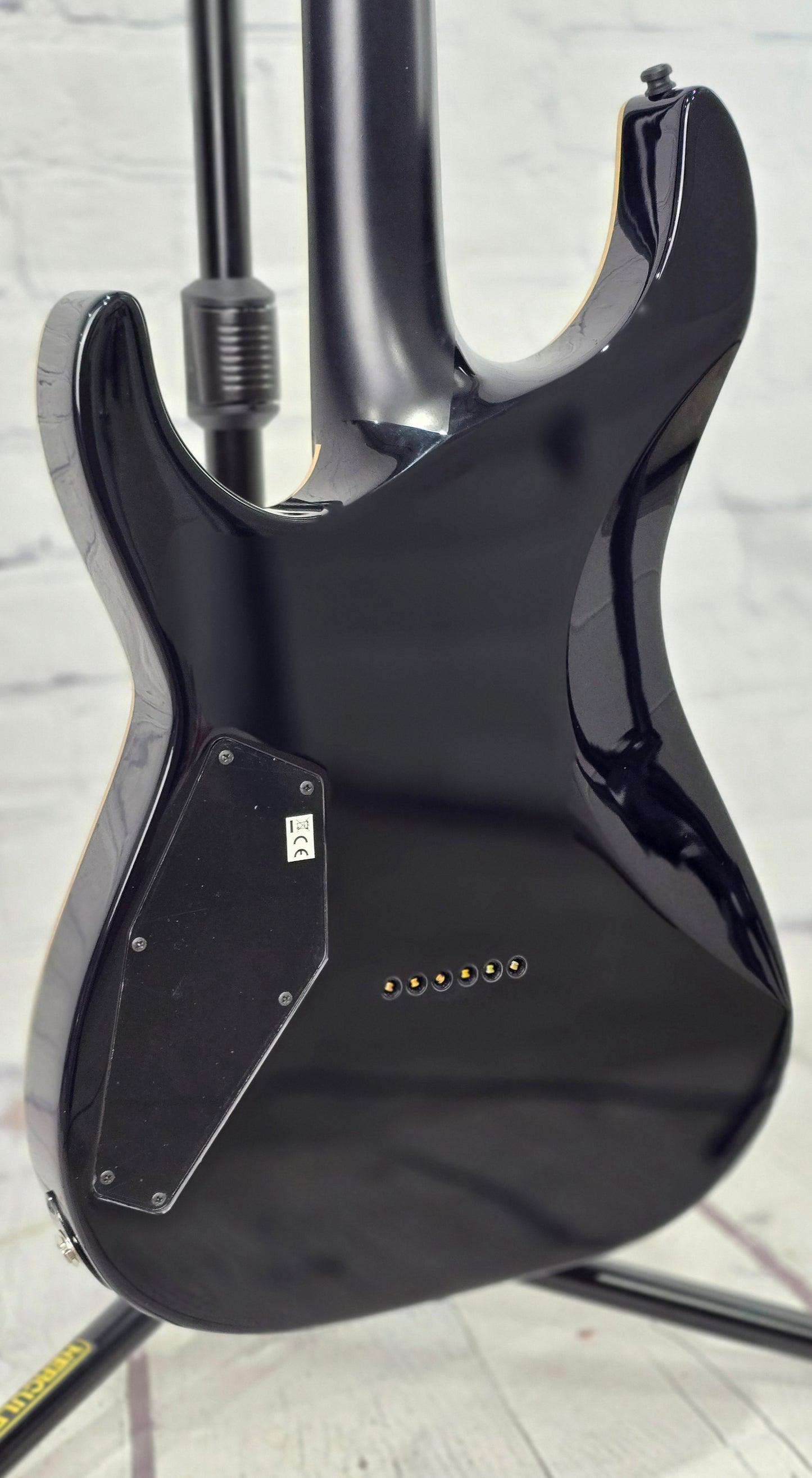 ESP E-II M-II Neck-Through 6 String Electric Guitar Black Natural Fade