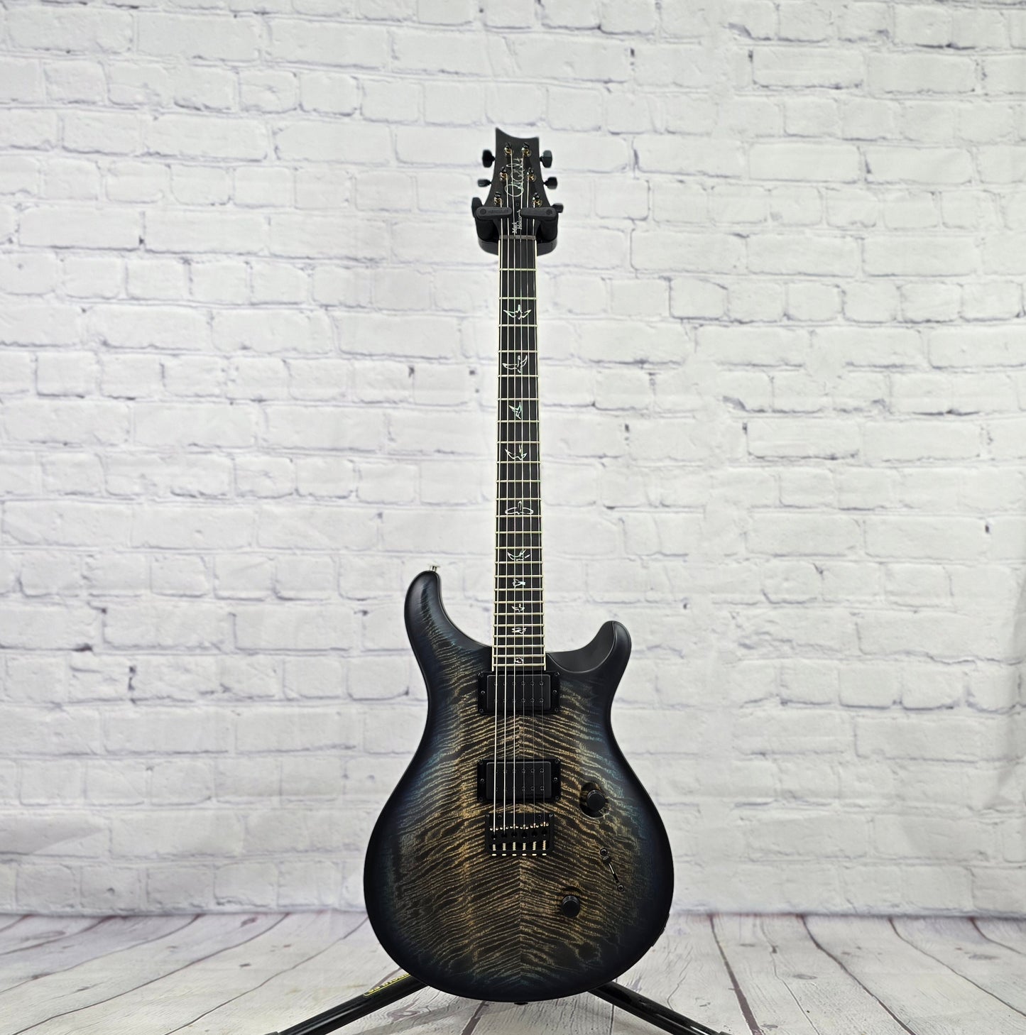 Paul Reed Smith PRS Guitars Mark Holcomb Custom 24 Core 6 String Electric Guitar Holcomb Blue Wraparound Burst