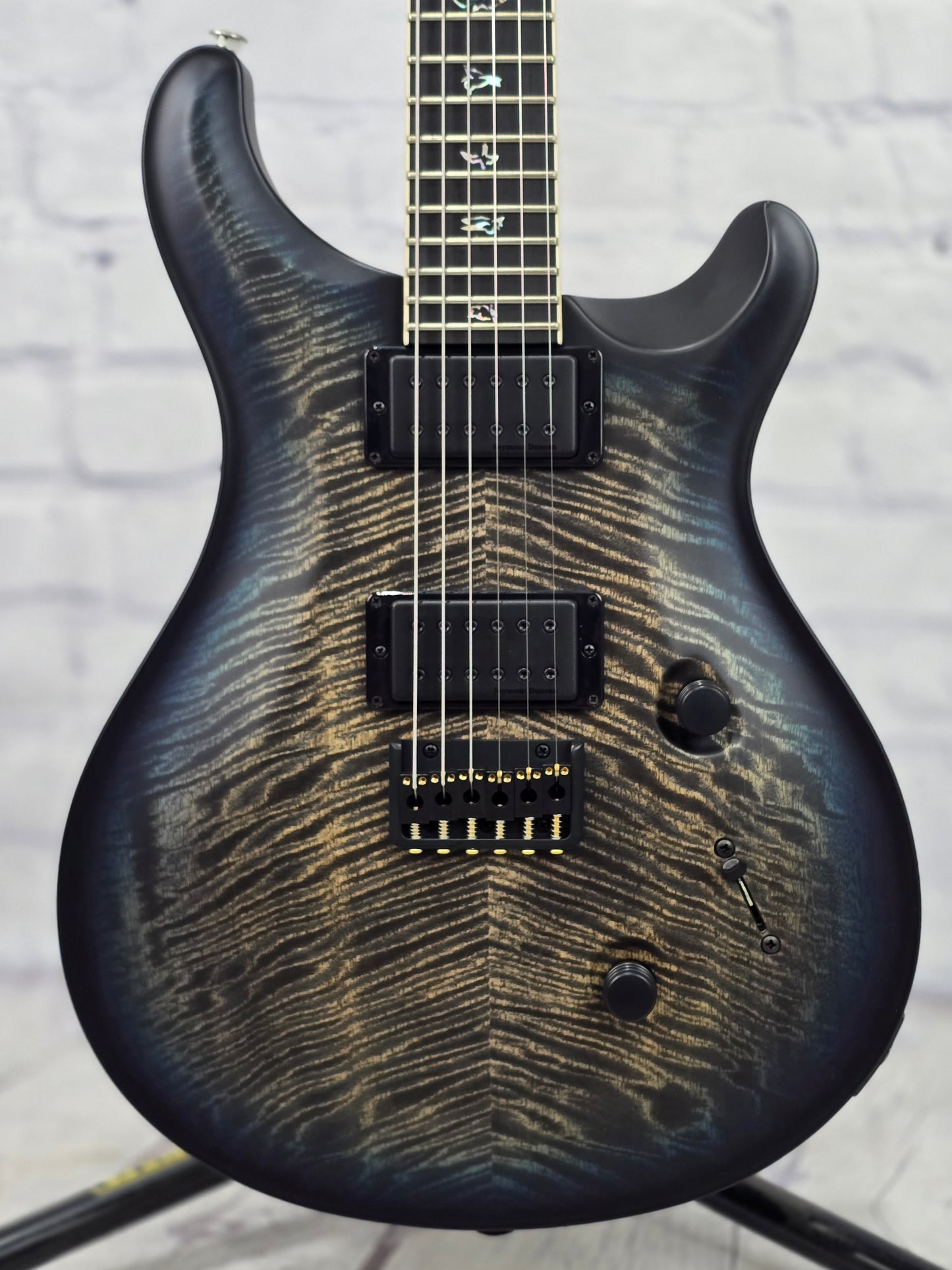 Paul Reed Smith PRS Guitars Mark Holcomb Custom 24 Core 6 String Electric Guitar Holcomb Blue Wraparound Burst