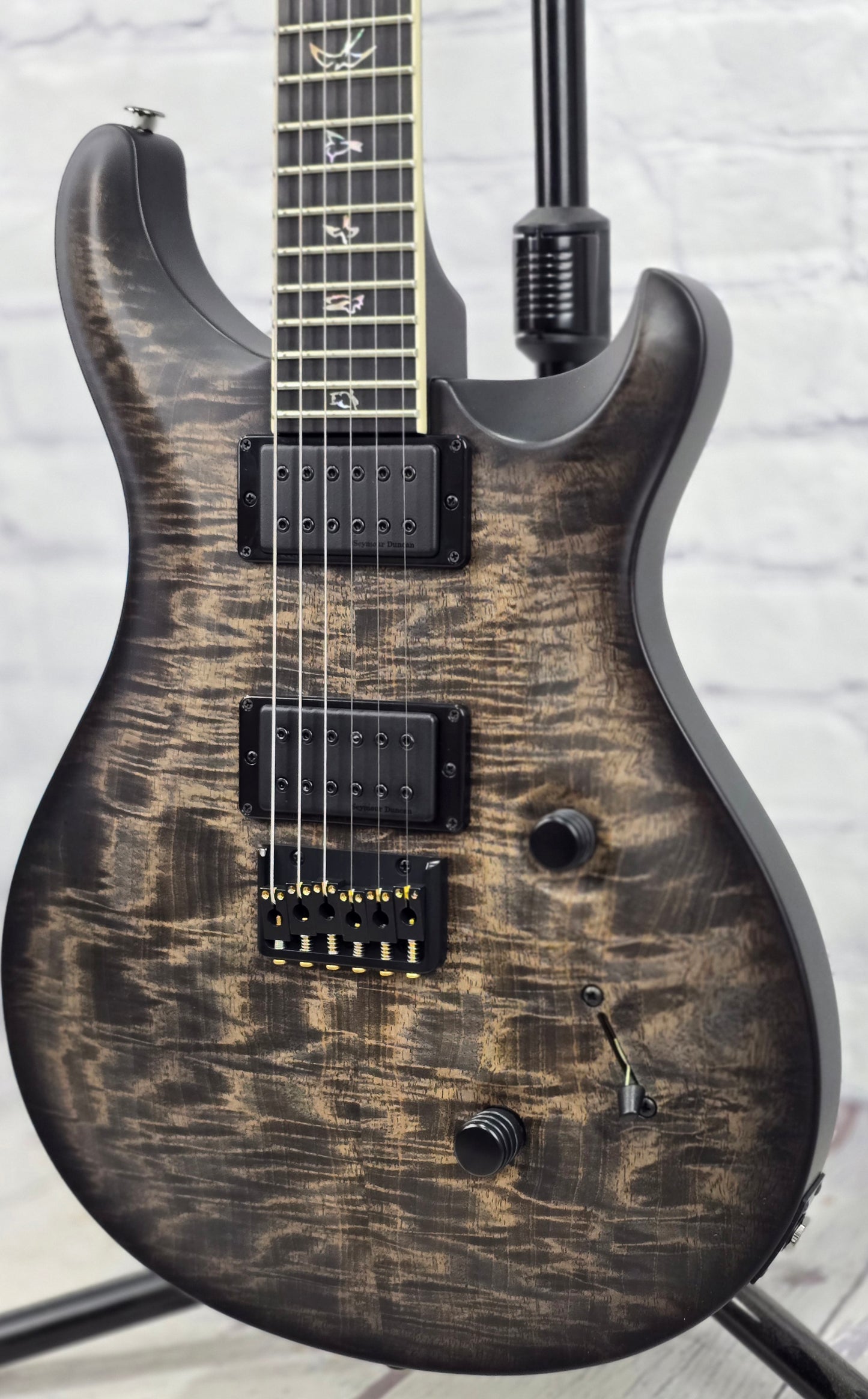 Paul Reed Smith PRS Guitars Mark Holcomb Custom 24 Core 6 String Electric Guitar Charcoal Wraparound Burst