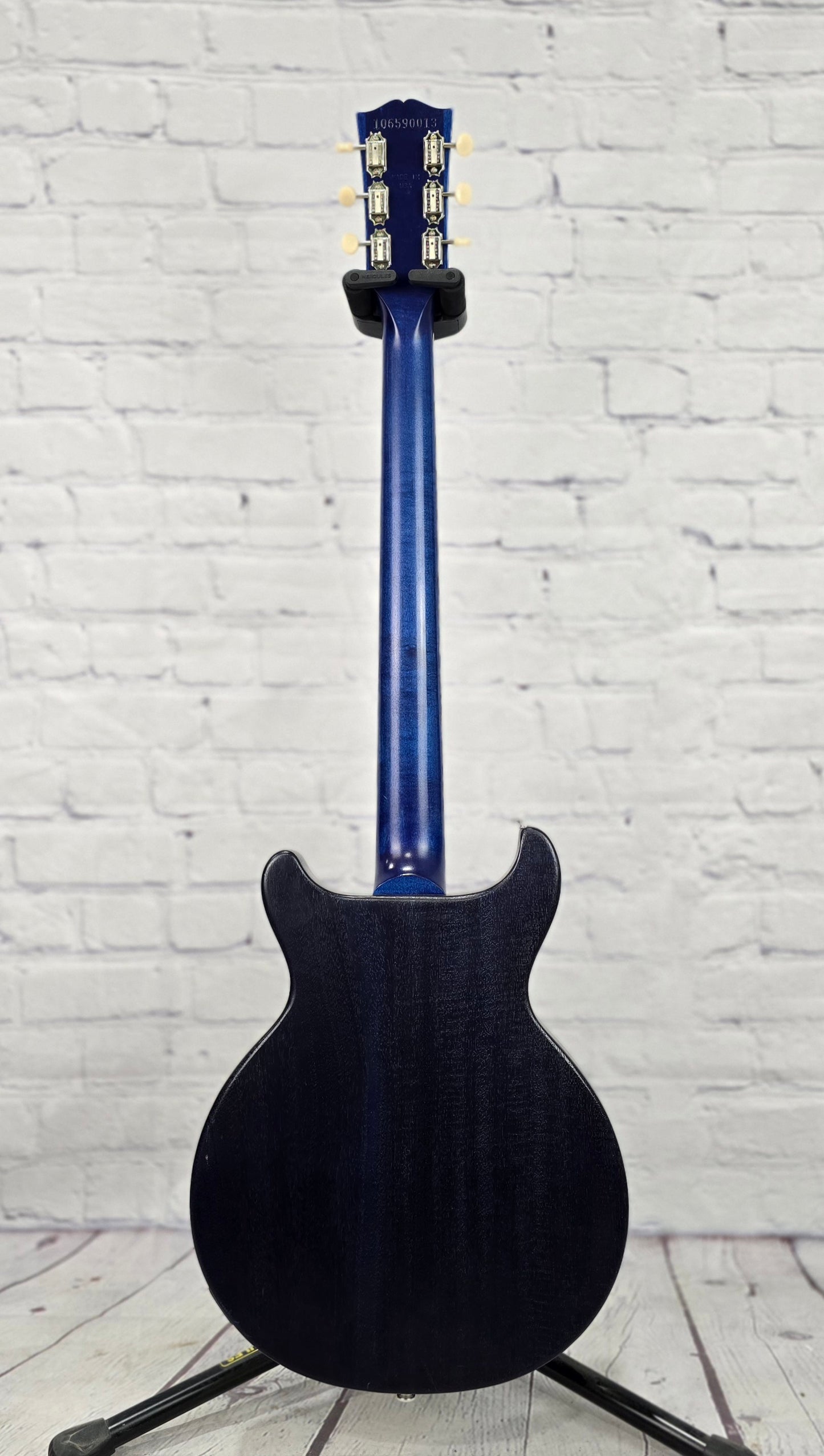 USED Gibson Les Paul Special Tribute DC 6 String Electric Guitar Blue Stain