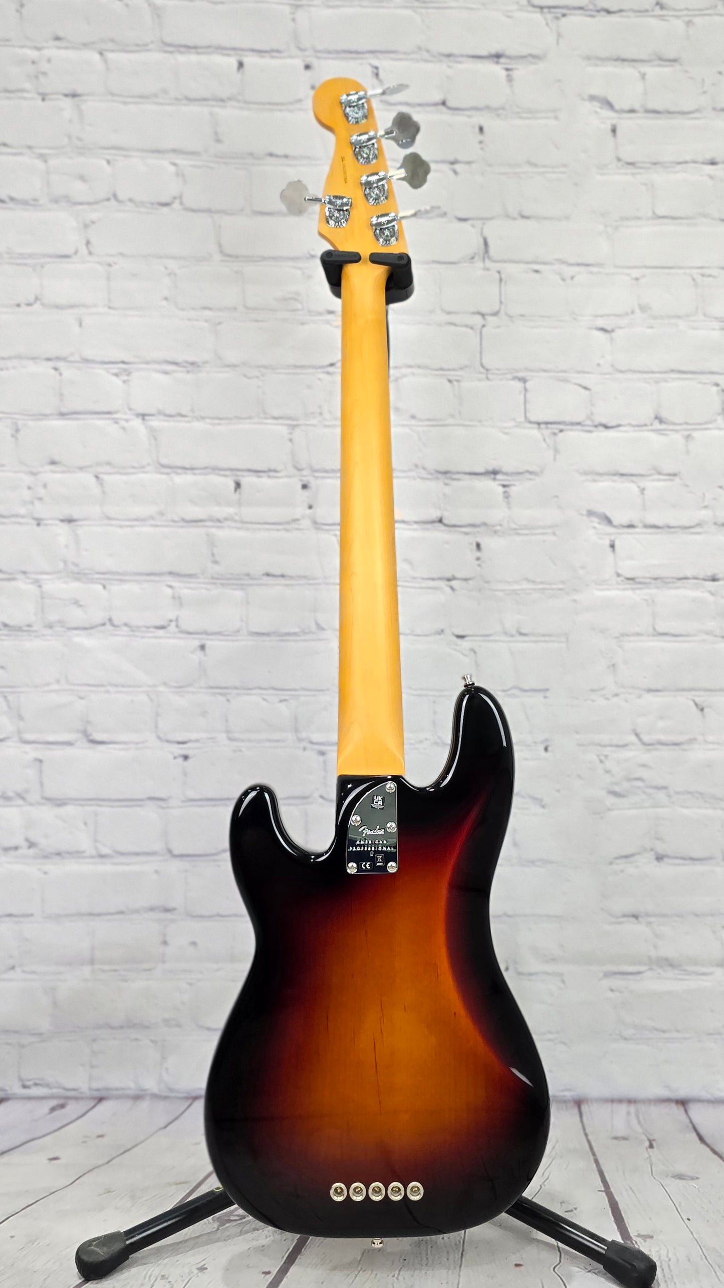 USED Fender American Professional II Precision Bass V 5 String Bass 3 Color Sunburst
