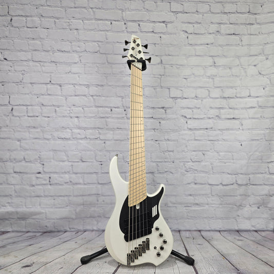USED Dingwall NG3 6 String Nolly Bass Guitar Ducati White