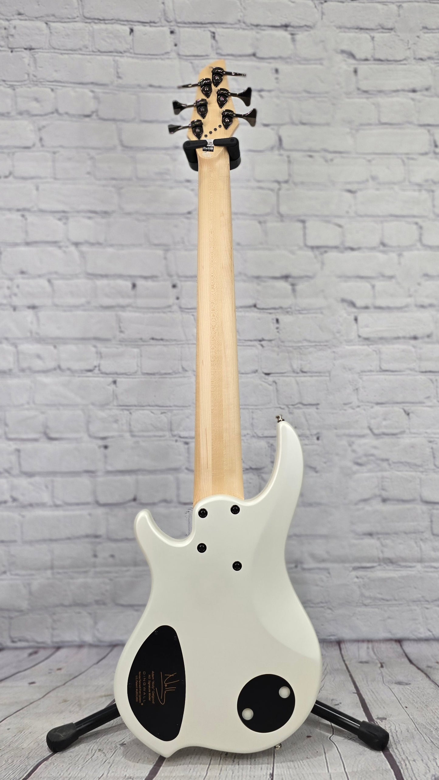 USED Dingwall NG3 6 String Nolly Bass Guitar Ducati White