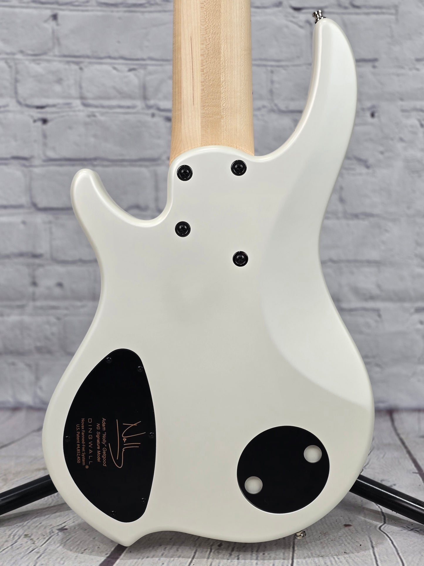 USED Dingwall NG3 6 String Nolly Bass Guitar Ducati White