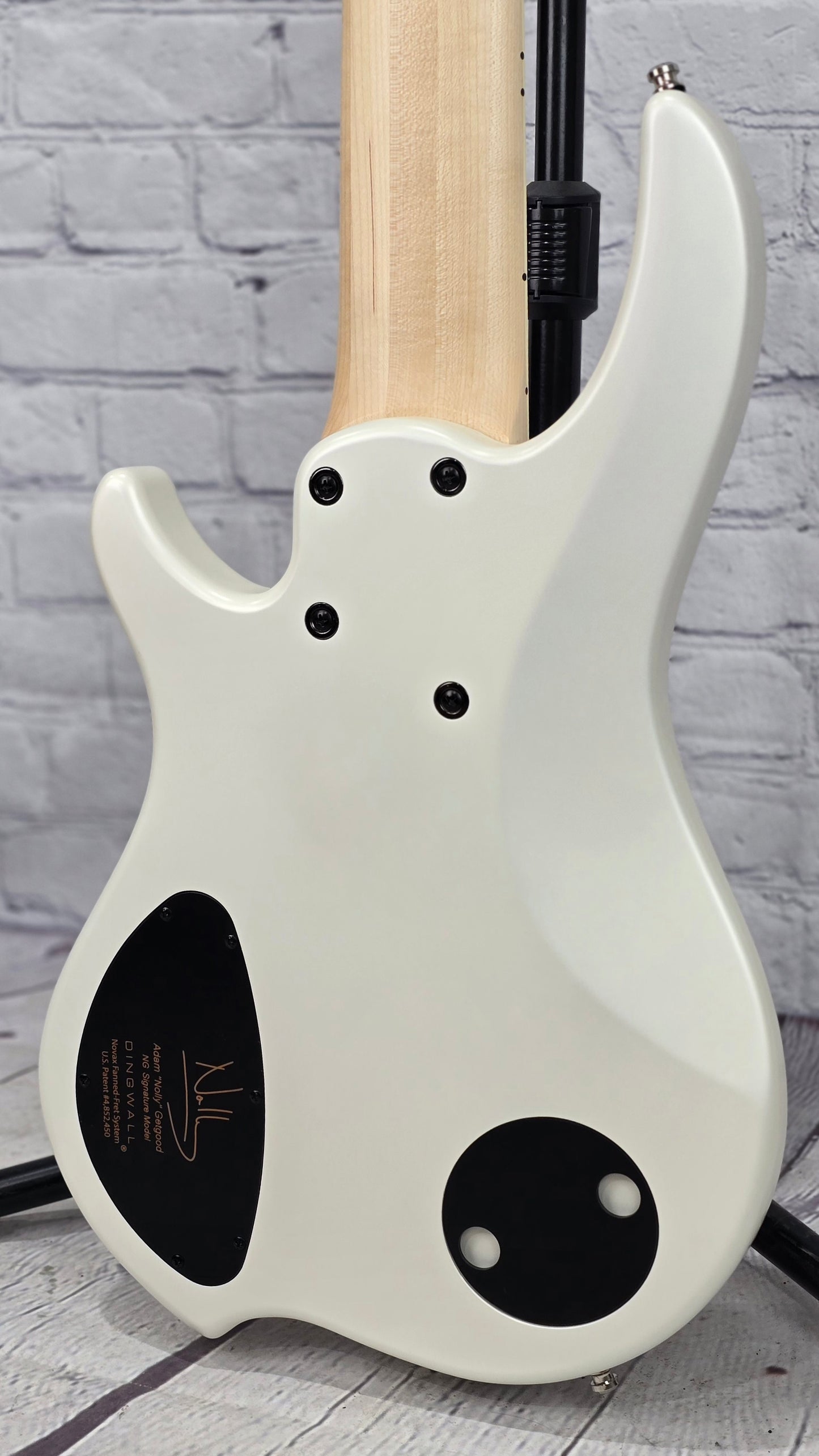 USED Dingwall NG3 6 String Nolly Bass Guitar Ducati White