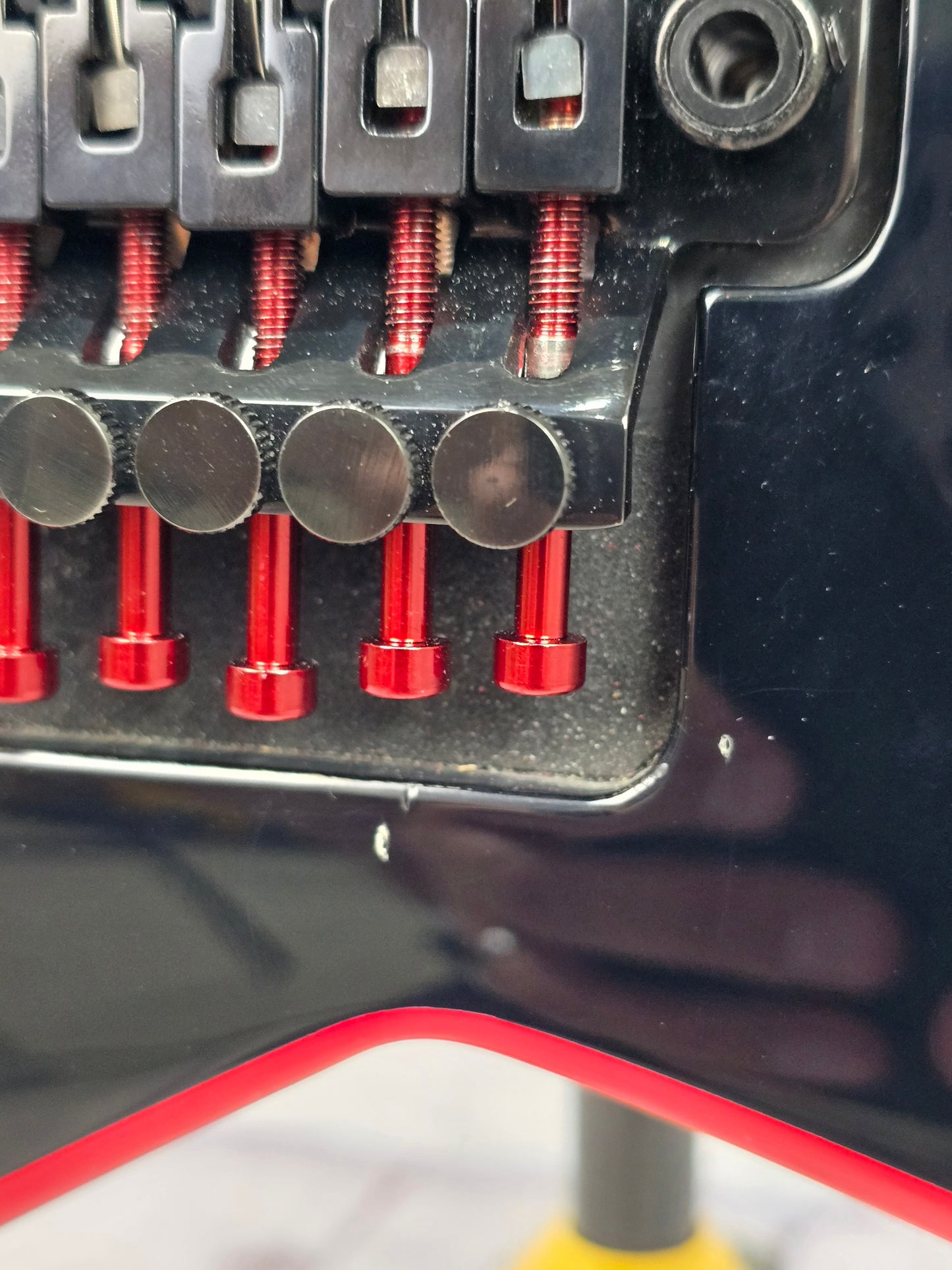 USED Jackson Pro RR24 6 String Electric Guitar Blood Red Bevels