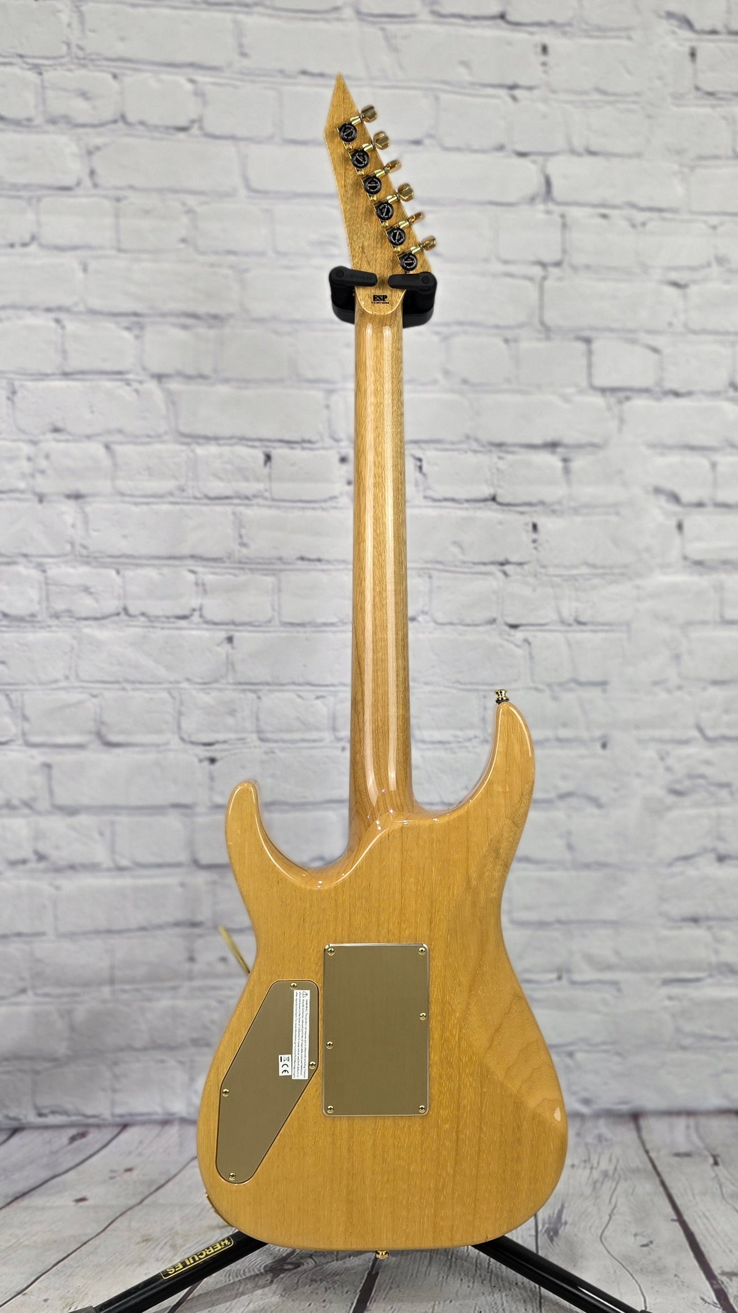 ESP Custom Shop 50th Anniversary Horizon CTM 6 String Electric Guitar Flamed Maple Antique Brown Reverse Burst