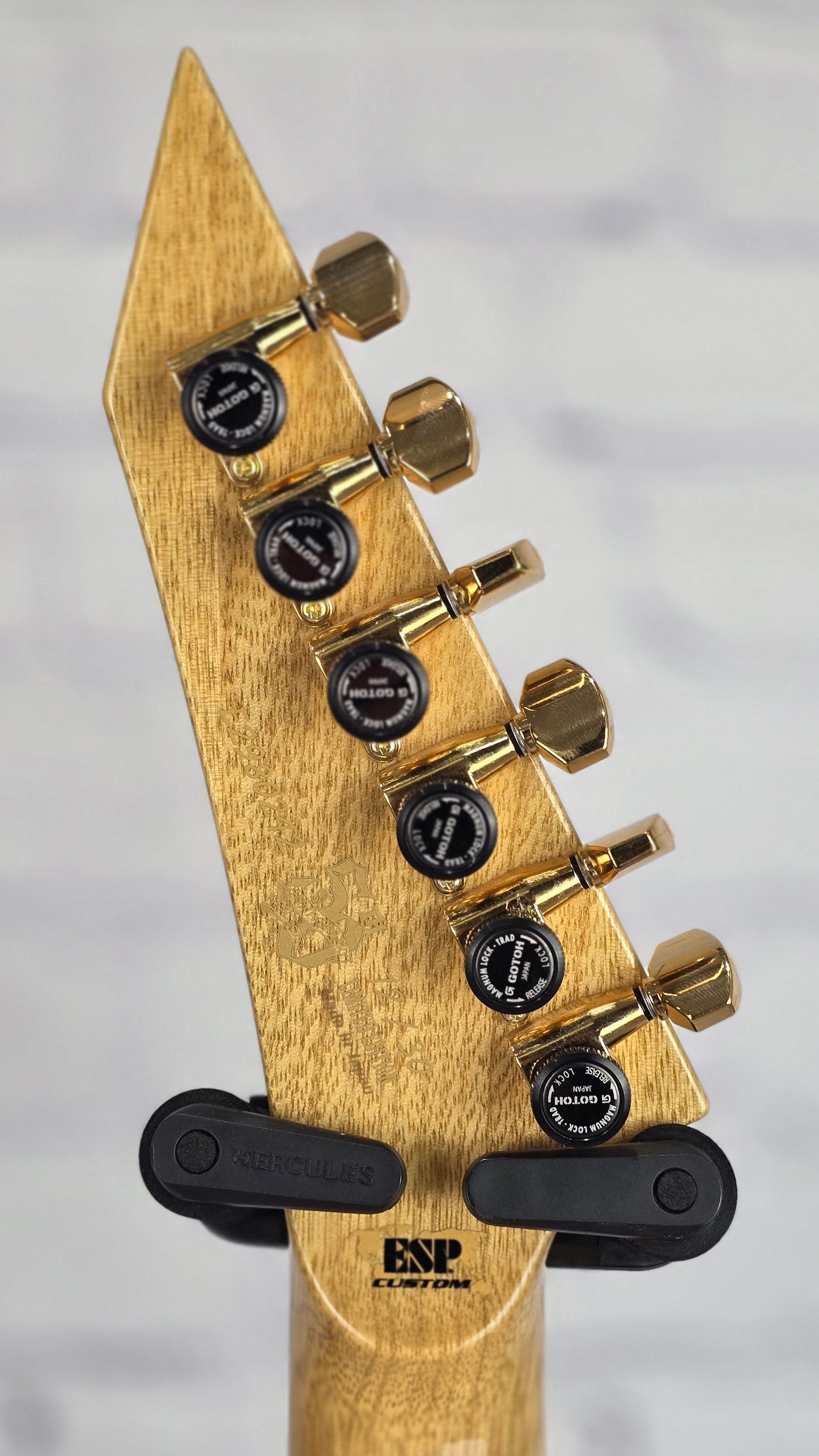 ESP Custom Shop 50th Anniversary Horizon CTM 6 String Electric Guitar Flamed Maple Antique Brown Reverse Burst