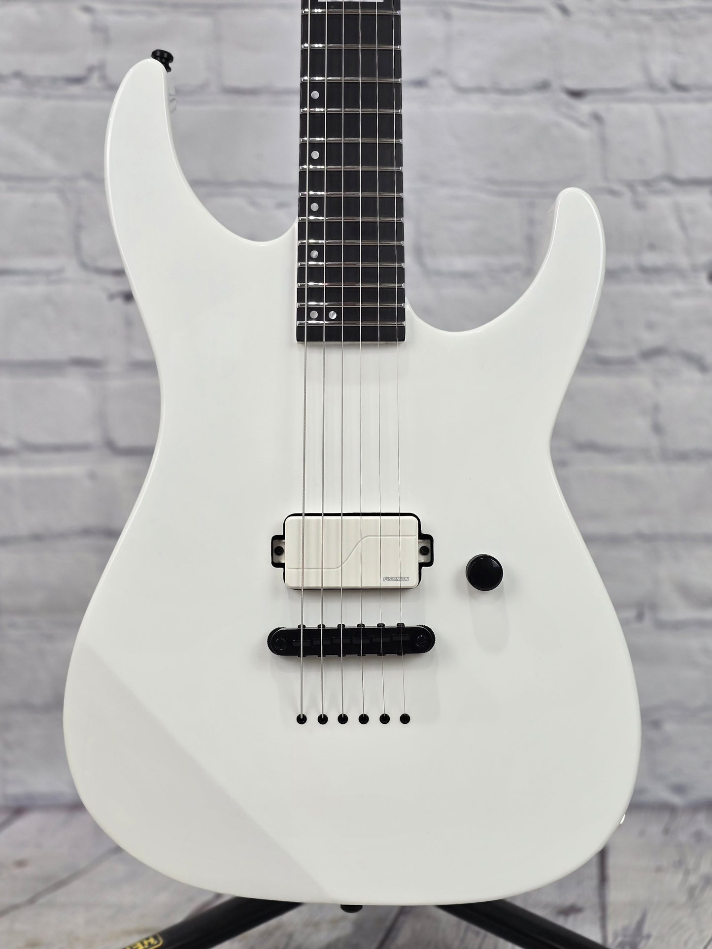 ESP E-II M-I 6 String Electric Guitar Snow White