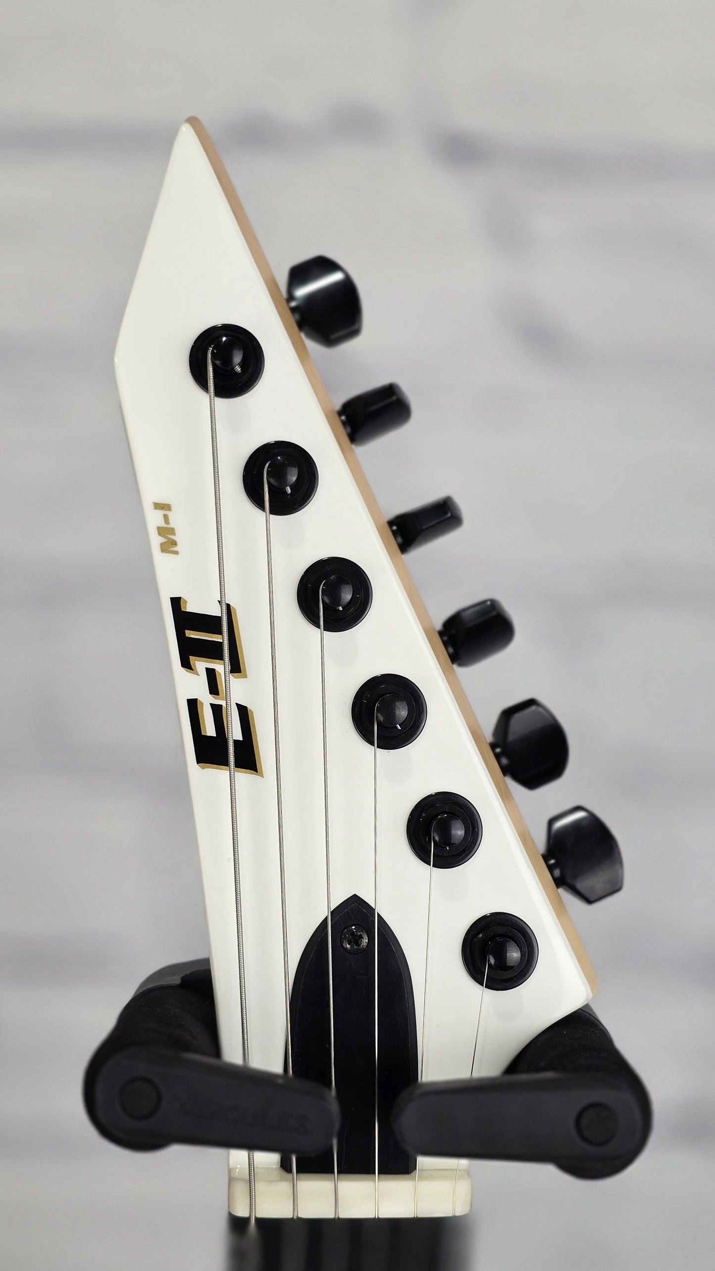 ESP E-II M-I 6 String Electric Guitar Snow White