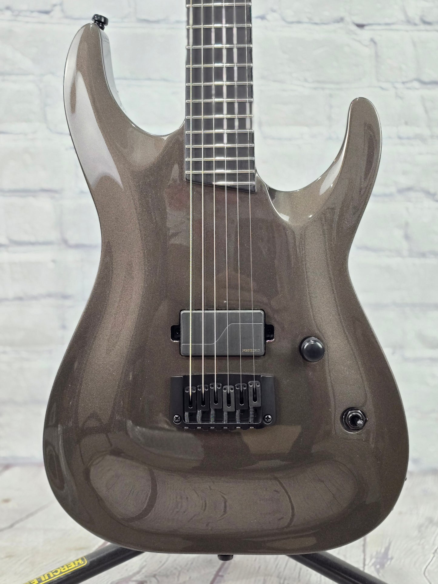 ESP LTD MT-1 Mick Thompson 6 String Electric Guitar Obsidian Metallic