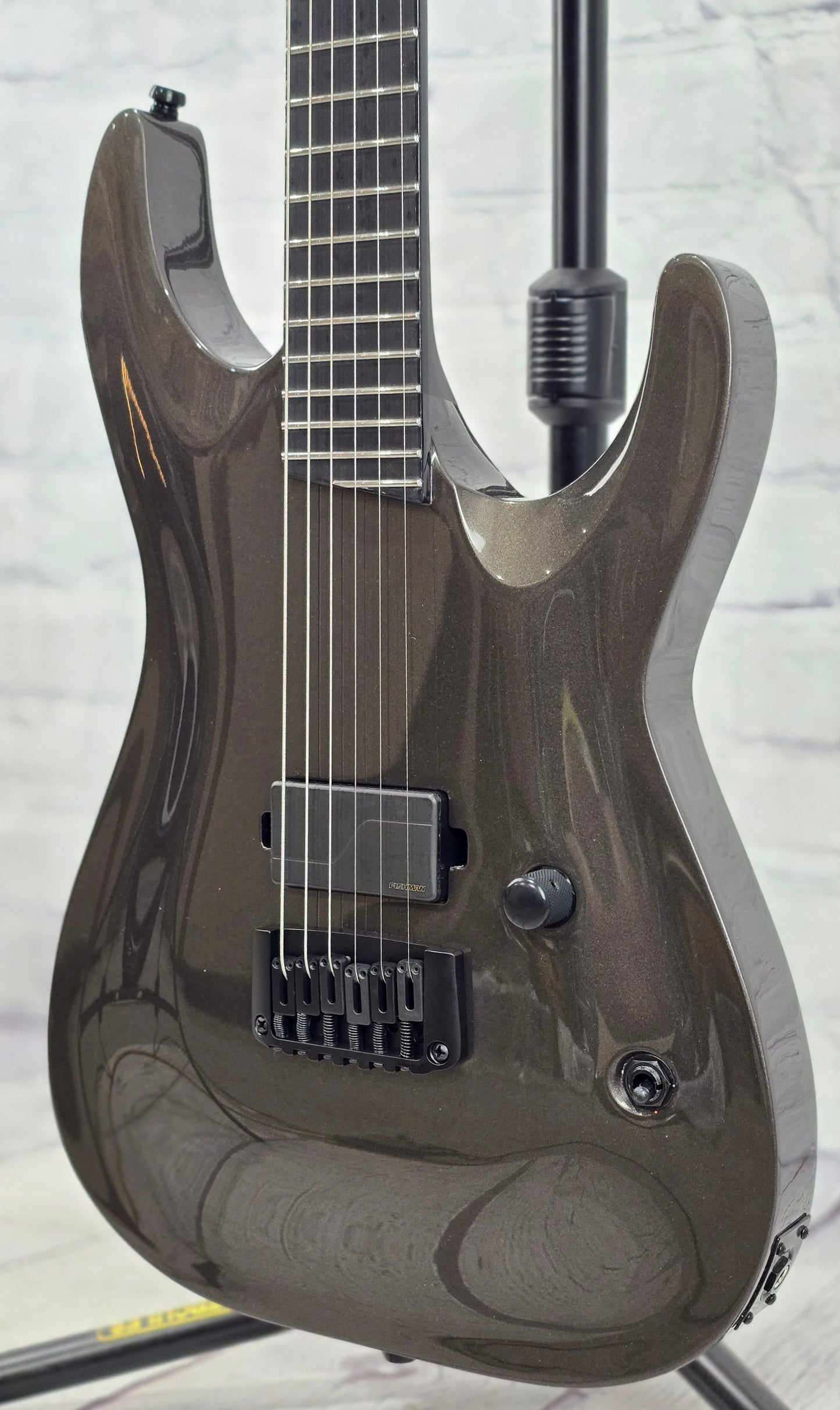 ESP LTD MT-1 Mick Thompson 6 String Electric Guitar Obsidian Metallic