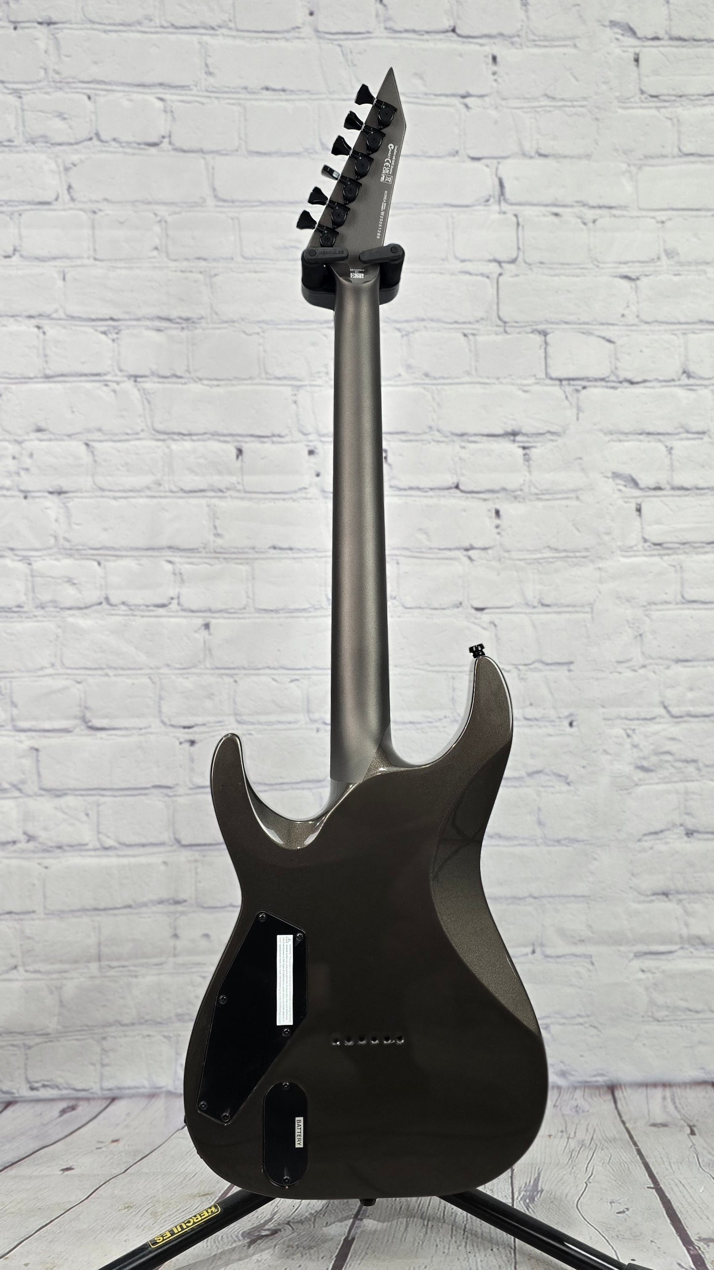 ESP LTD MT-1 Mick Thompson 6 String Electric Guitar Obsidian Metallic