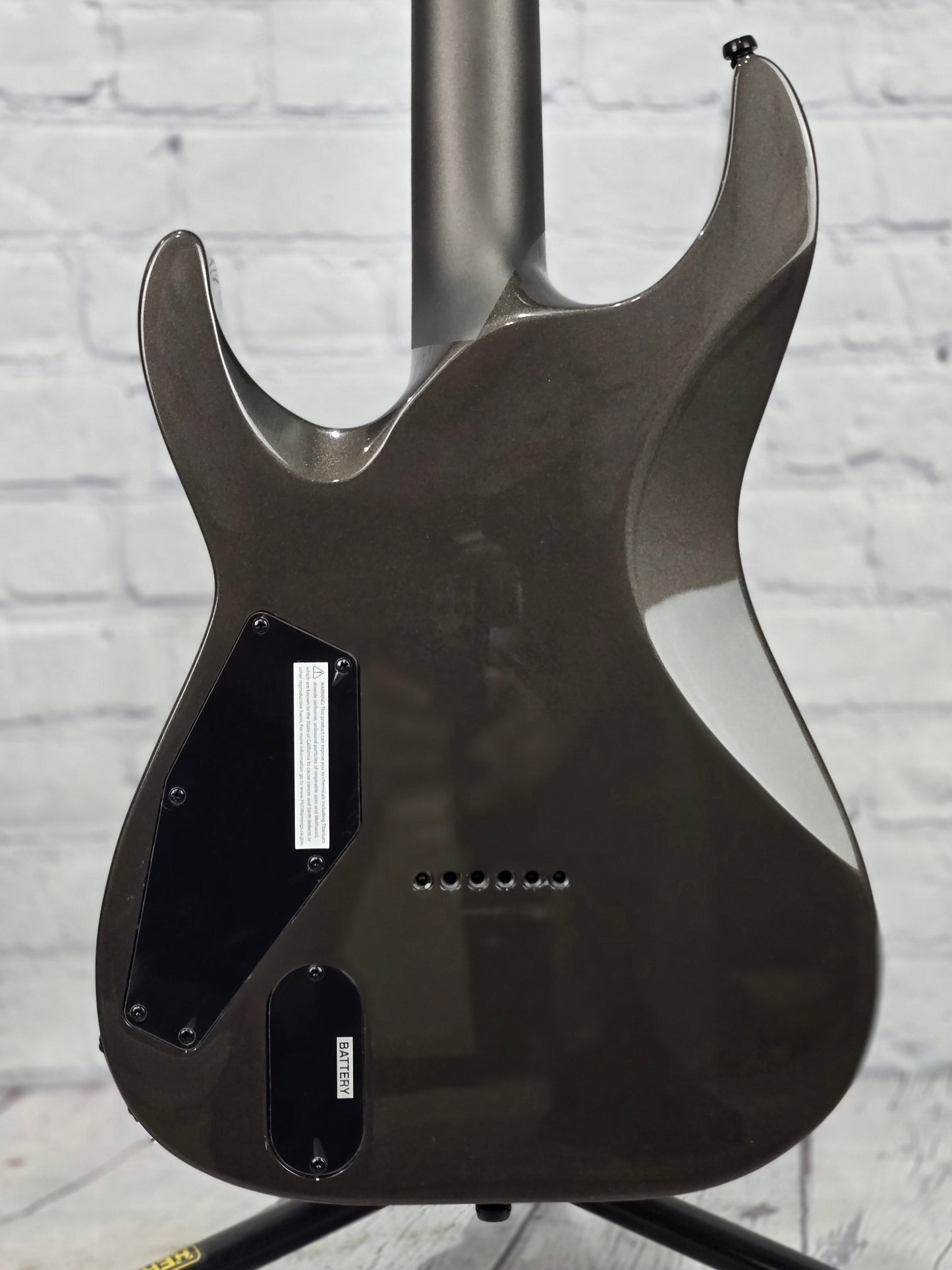 ESP LTD MT-1 Mick Thompson 6 String Electric Guitar Obsidian Metallic