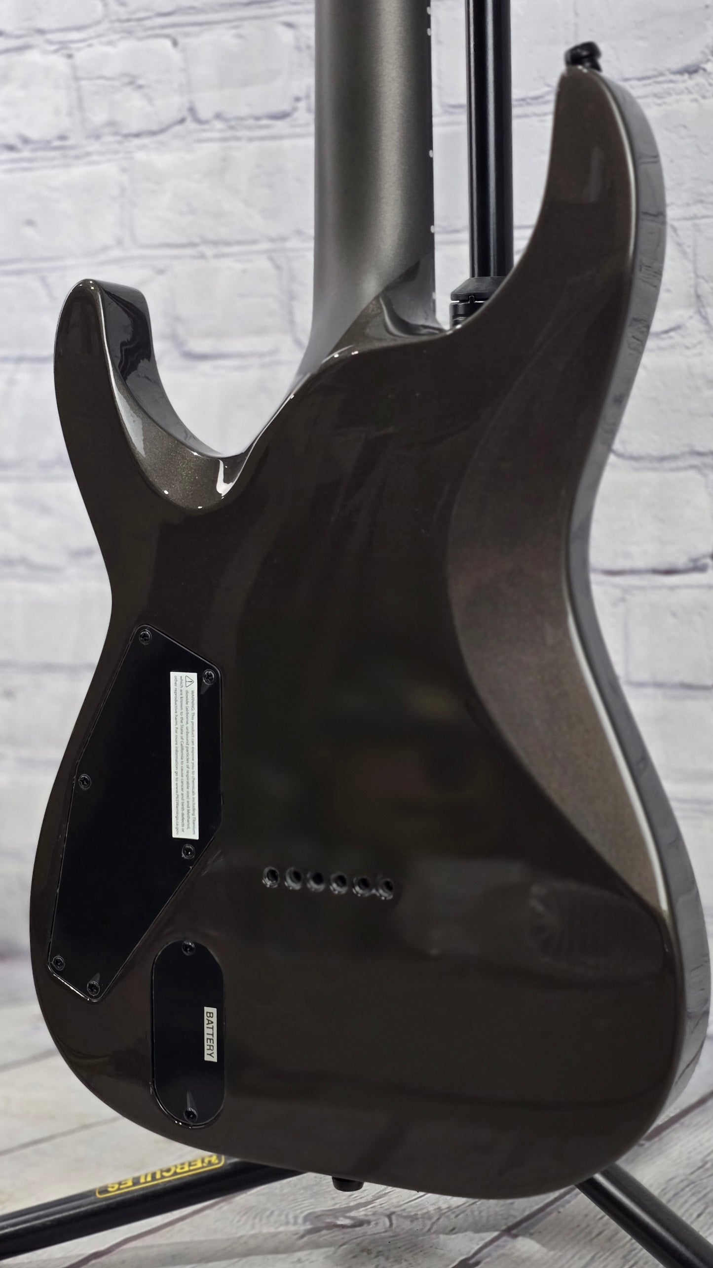 ESP LTD MT-1 Mick Thompson 6 String Electric Guitar Obsidian Metallic
