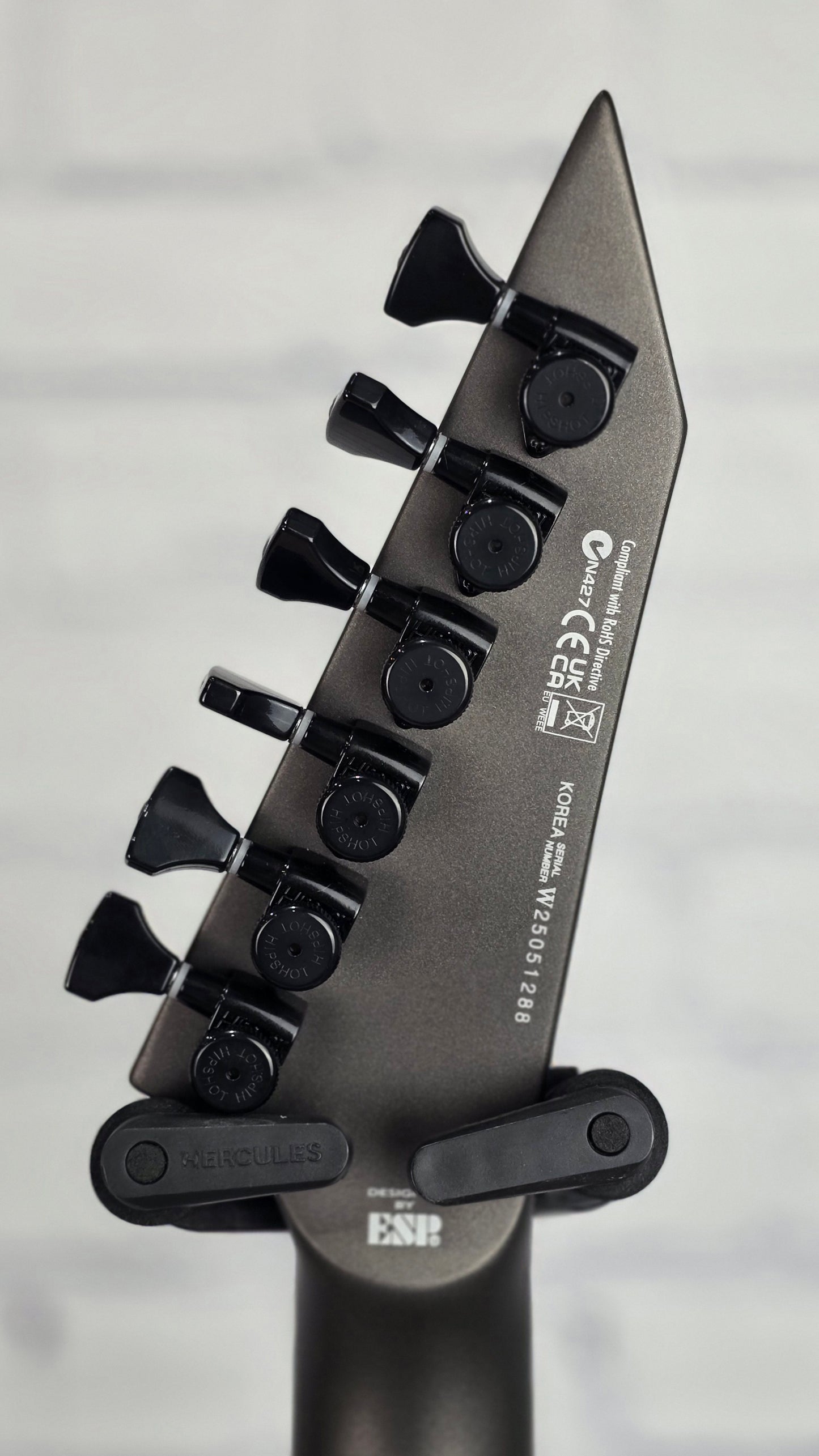 ESP LTD MT-1 Mick Thompson 6 String Electric Guitar Obsidian Metallic