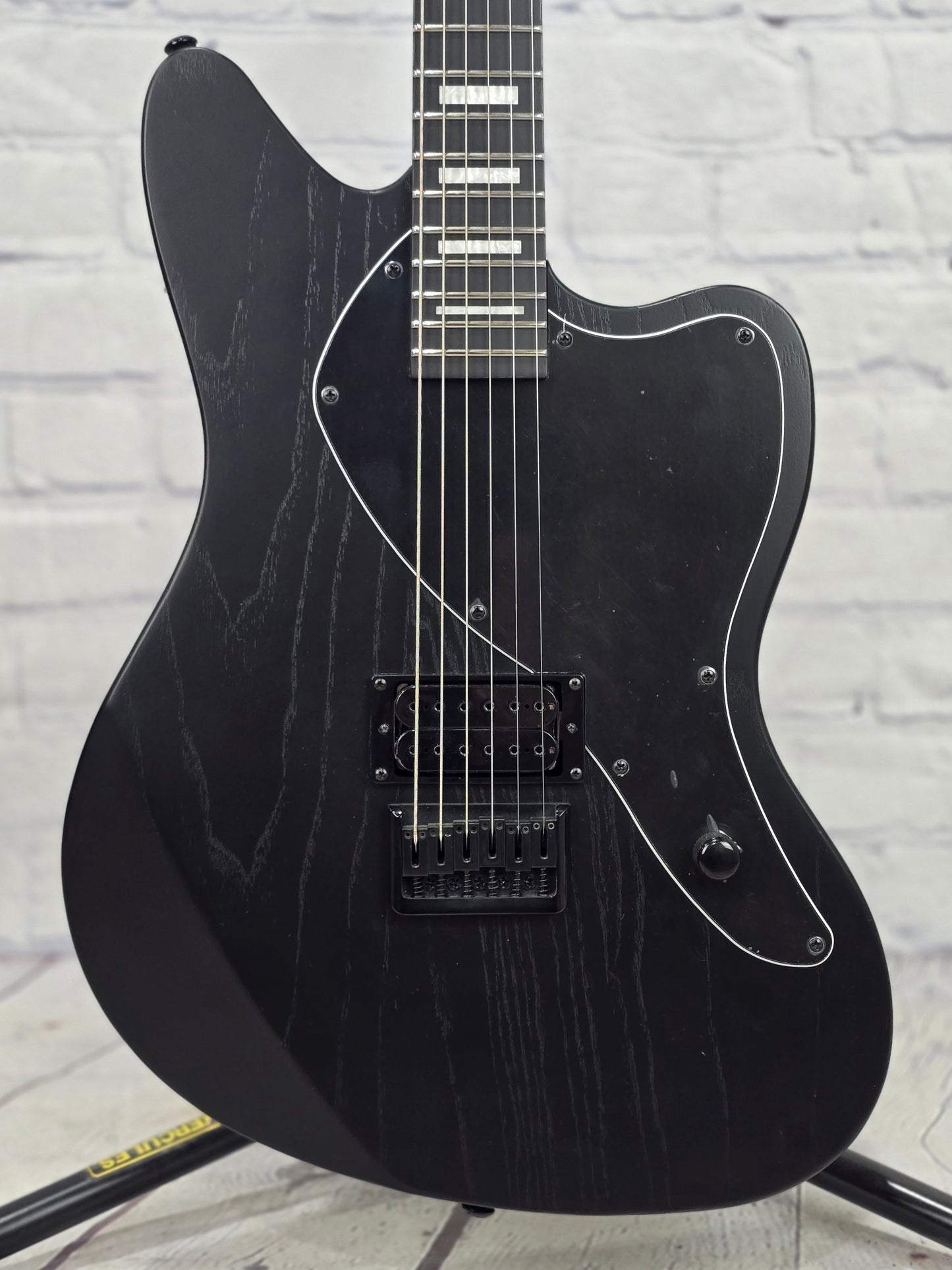 Balaguer Standard Growler Baritone 6 String Electric Guitar Rustic Black