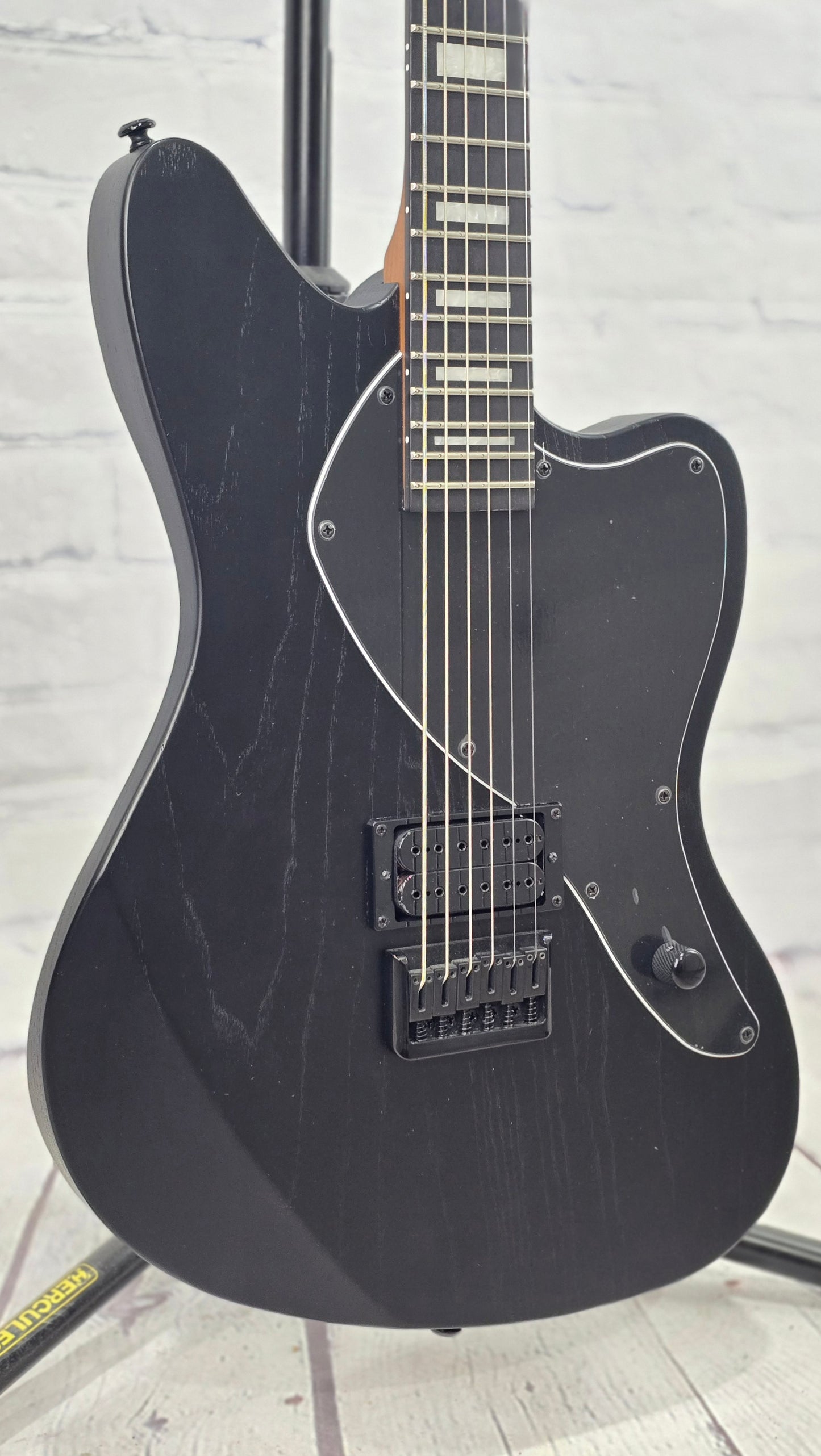 Balaguer Standard Growler Baritone 6 String Electric Guitar Rustic Black
