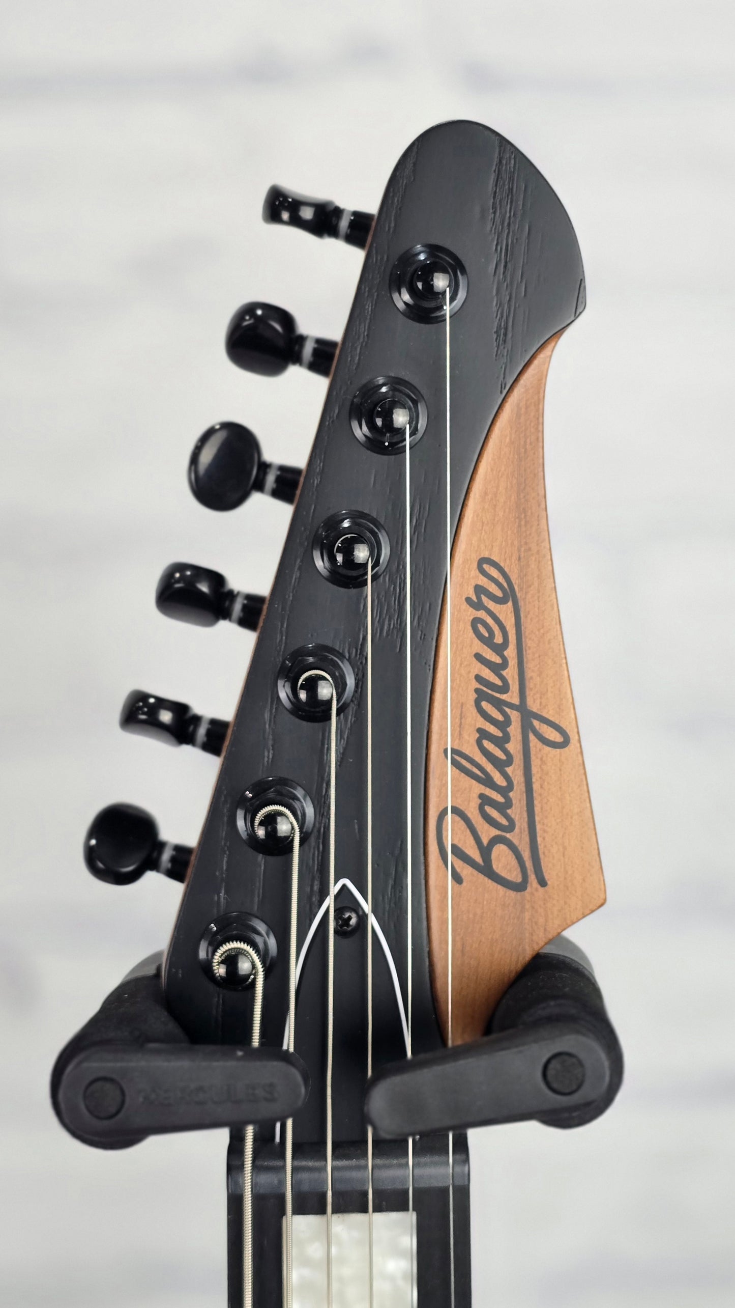 Balaguer Standard Growler Baritone 6 String Electric Guitar Rustic Black