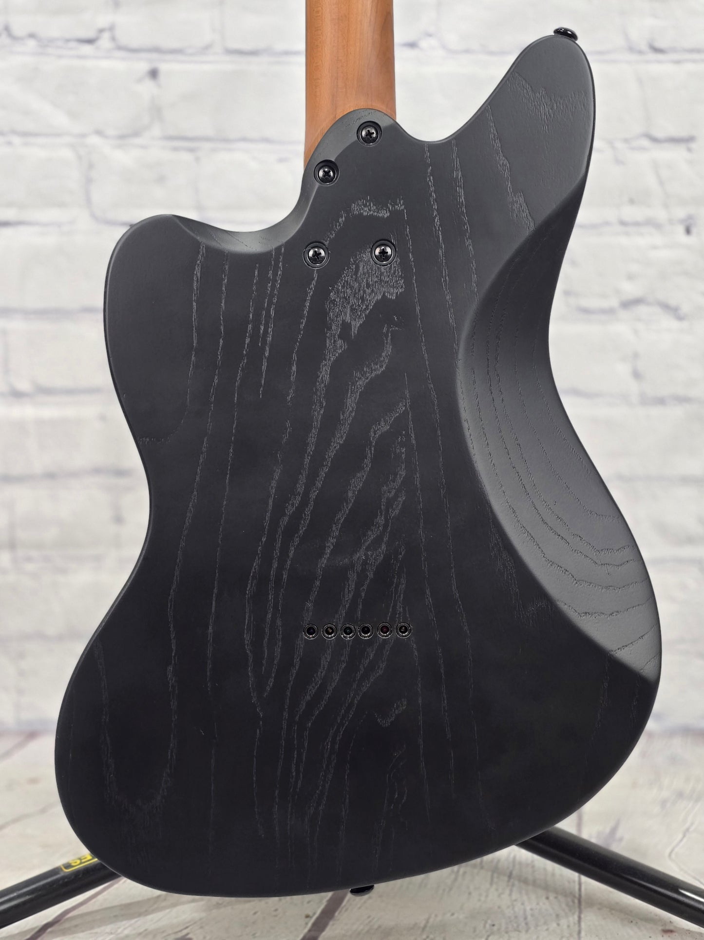 Balaguer Standard Growler Baritone 6 String Electric Guitar Rustic Black