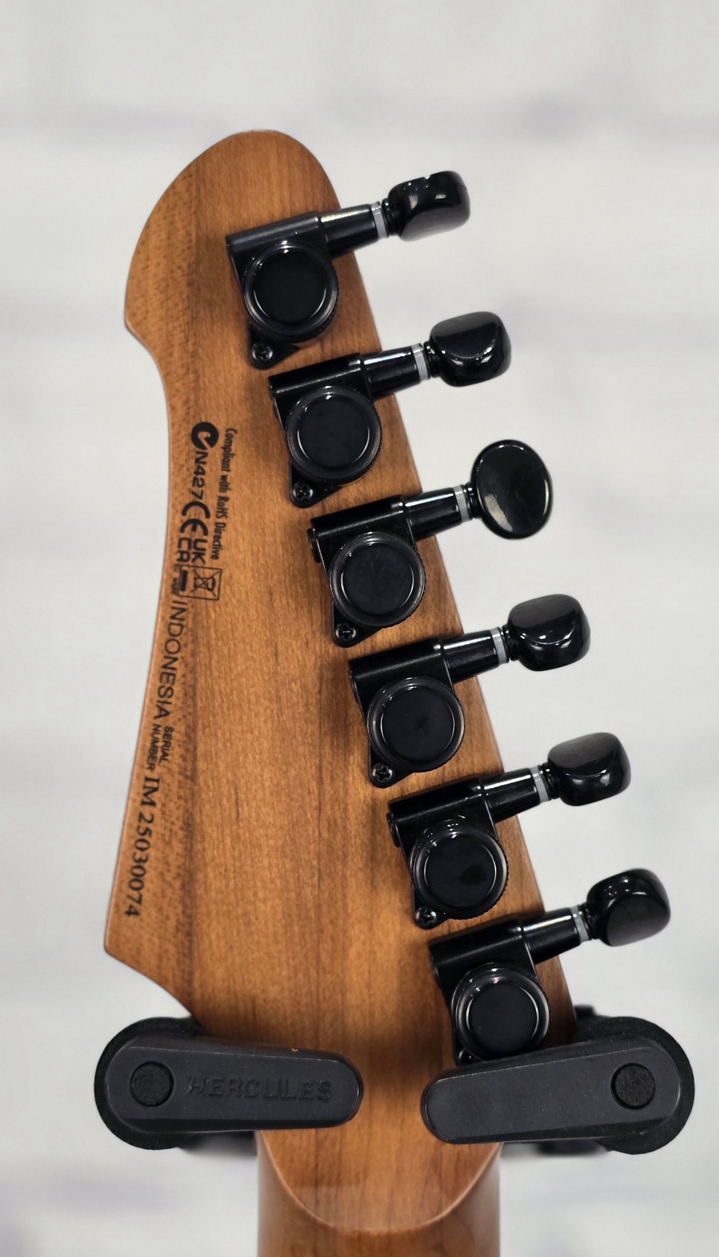Balaguer Standard Growler Baritone 6 String Electric Guitar Rustic Black