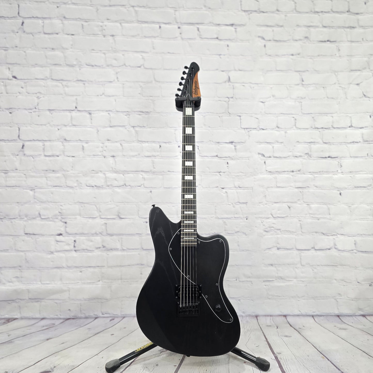 Balaguer Standard Growler Baritone 6 String Electric Guitar Rustic Black