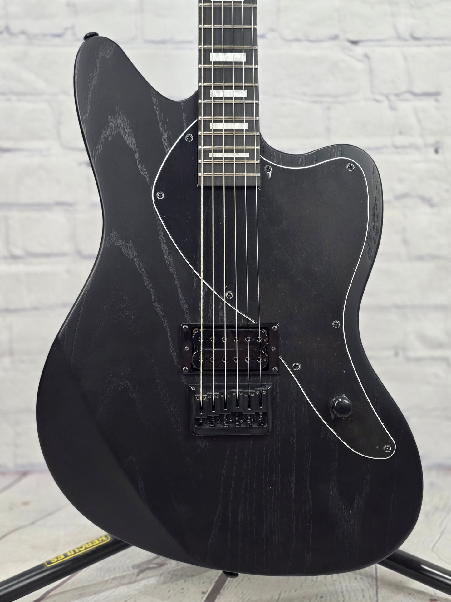 Balaguer Standard Growler Baritone 6 String Electric Guitar Rustic Black