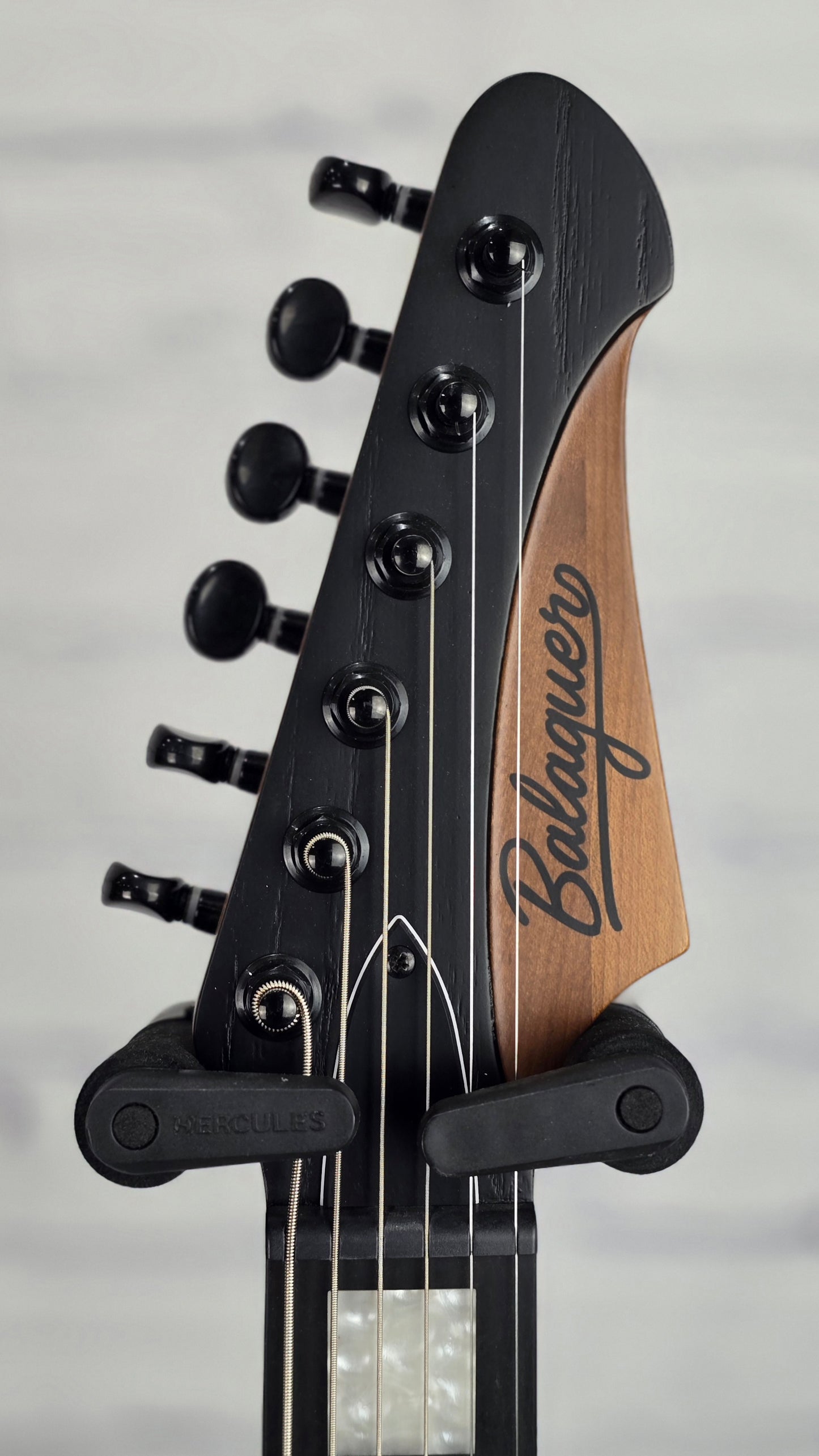 Balaguer Standard Growler Baritone 6 String Electric Guitar Rustic Black